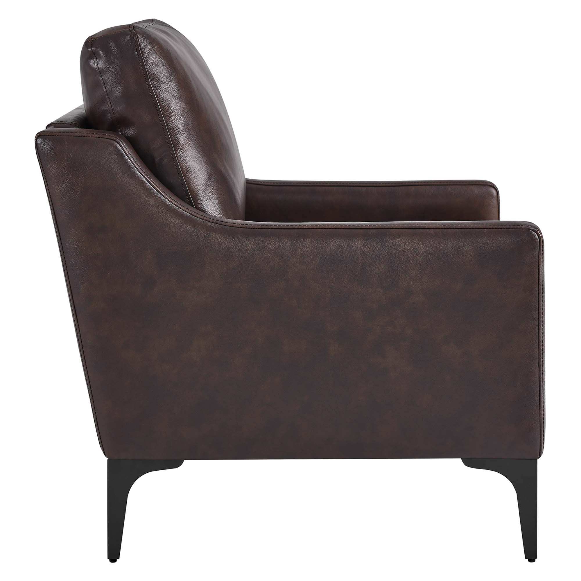 Corland Leather Armchair by Modway - Best Buy Furniture