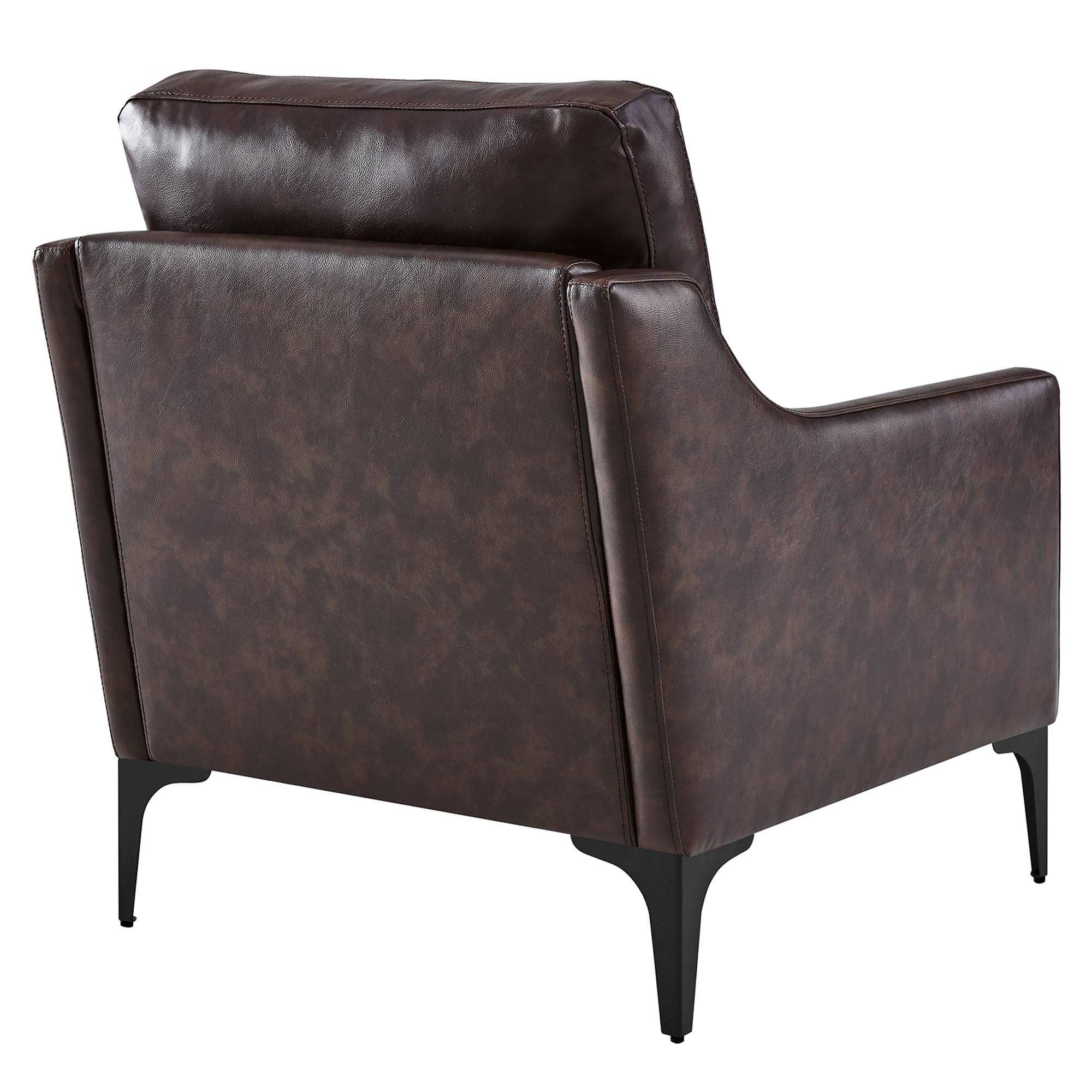 Corland Leather Armchair by Modway - Best Buy Furniture