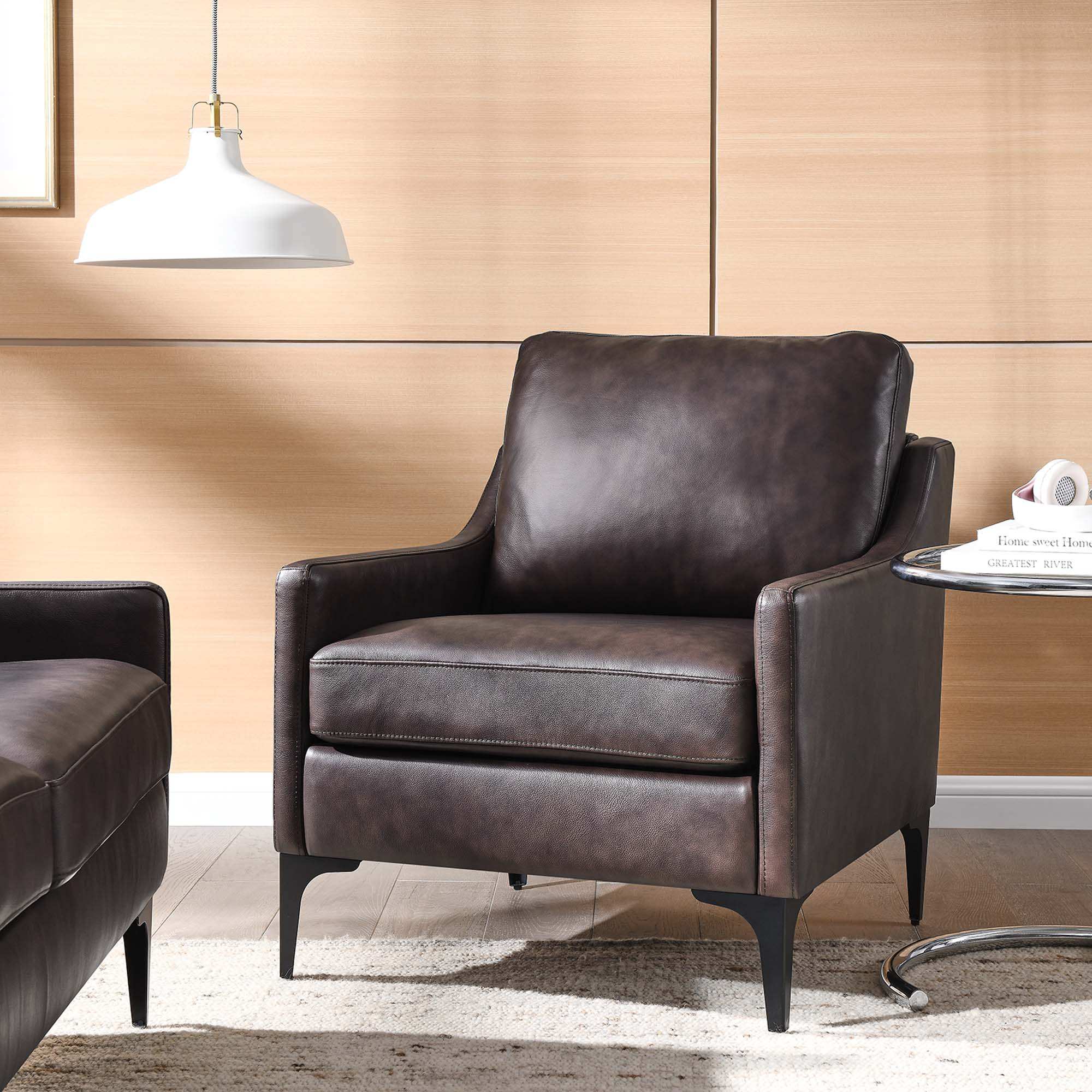 Corland Leather Armchair by Modway - Best Buy Furniture