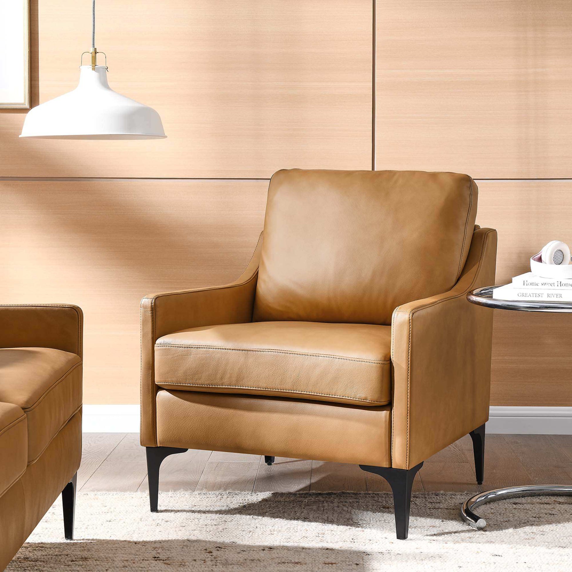 Corland Leather Armchair by Modway - Best Buy Furniture
