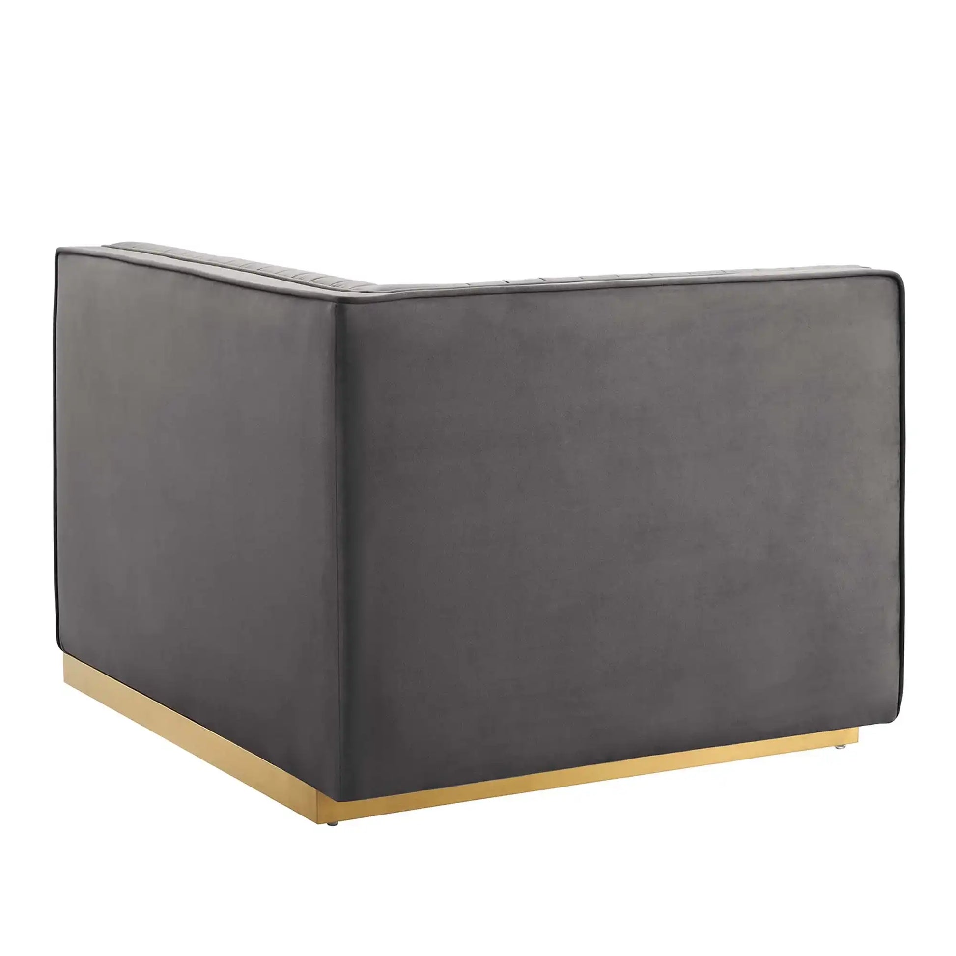 Sanguine Channel Tufted Performance Velvet Modular Sectional Sofa Left-Arm Chair by Modway - Best Buy Furniture