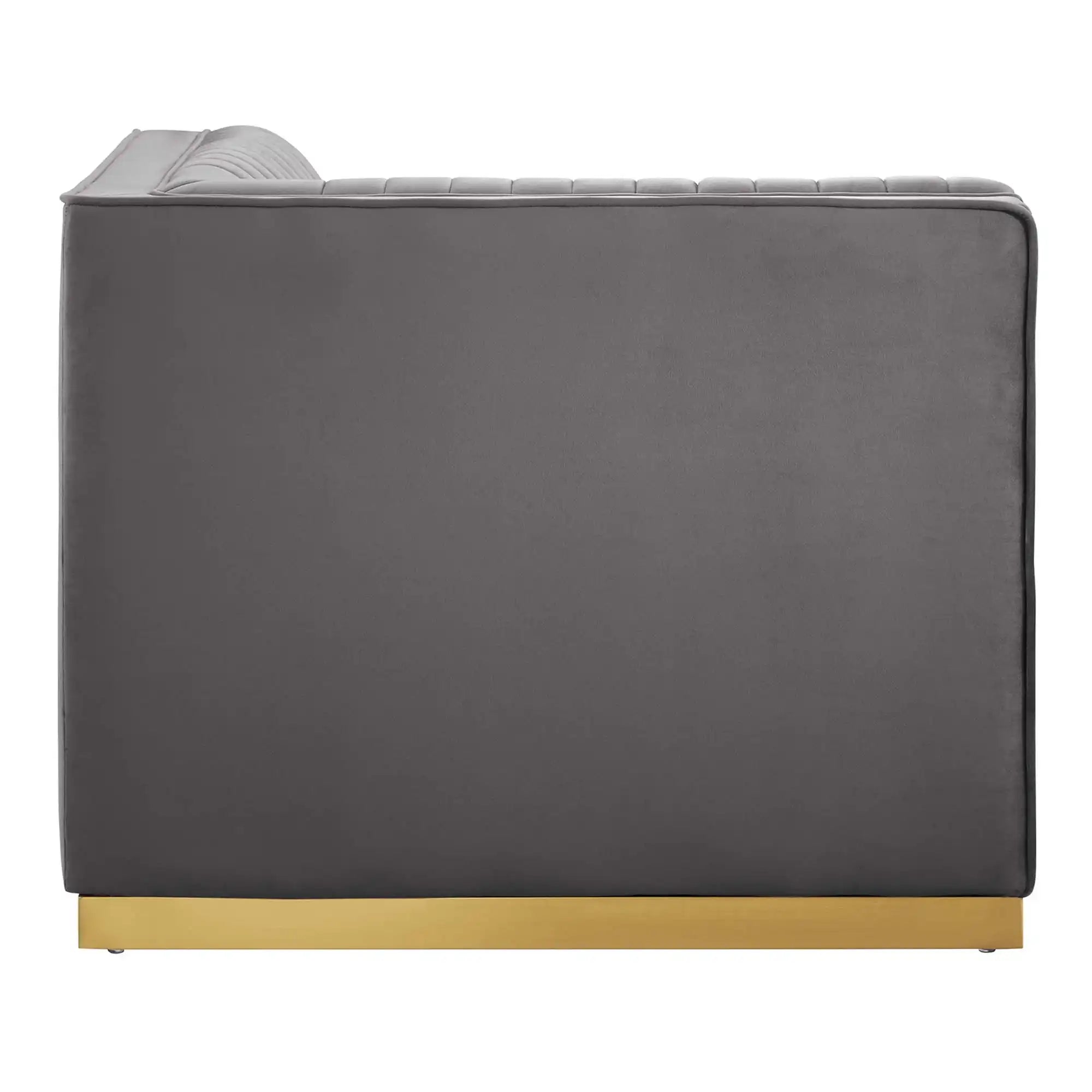 Sanguine Channel Tufted Performance Velvet Modular Sectional Sofa Right Corner Chair by Modway - Best Buy Furniture