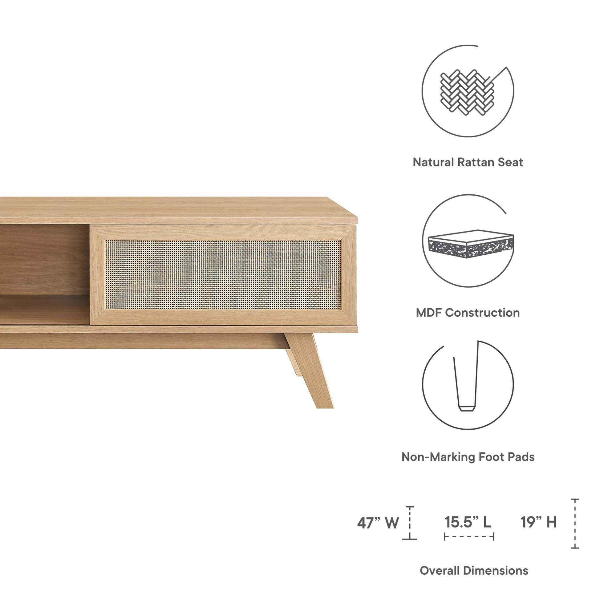 Soma 47" TV Stand by Modway - Best Buy Furniture