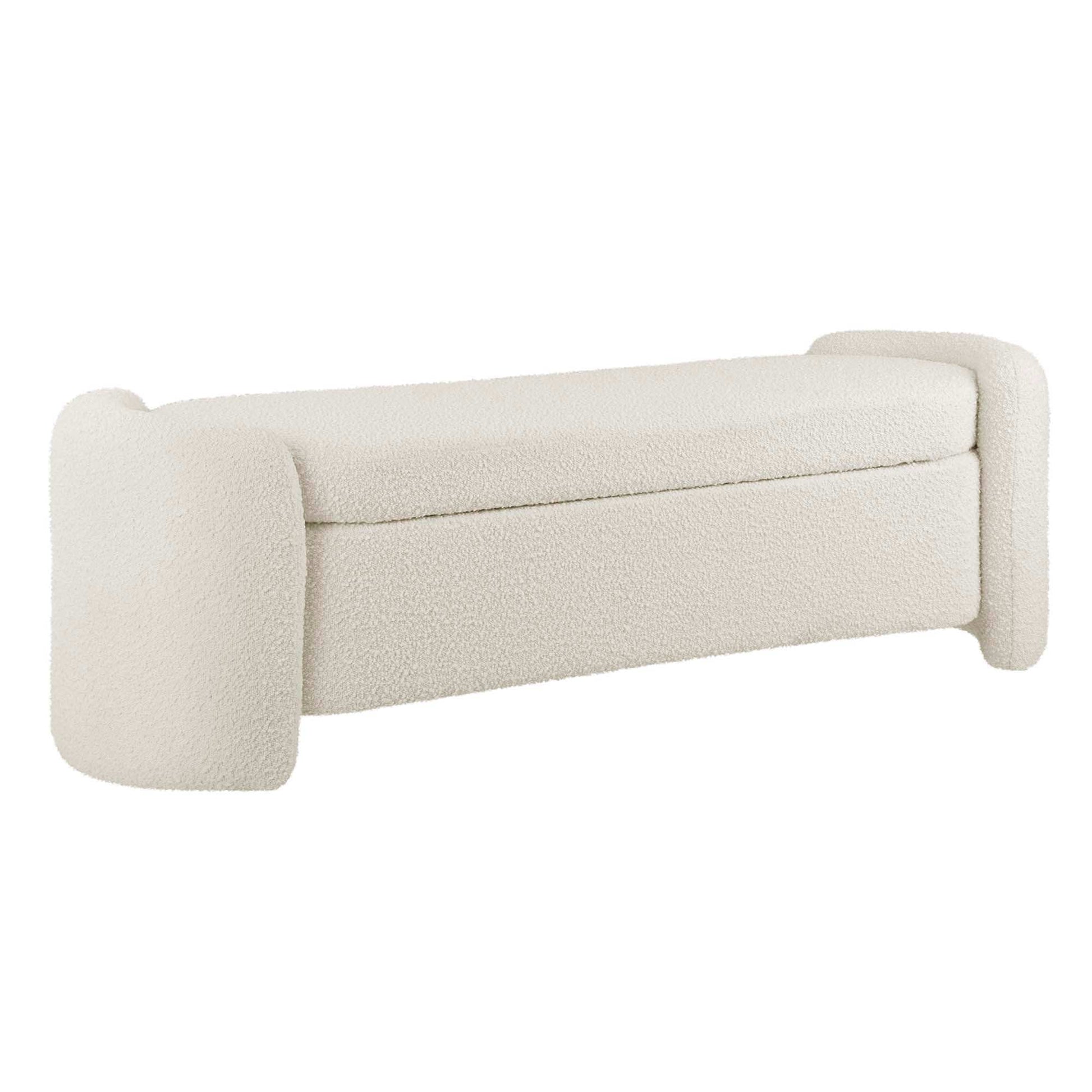 Nebula Boucle Upholstered Bench by Modway - Best Buy Furniture