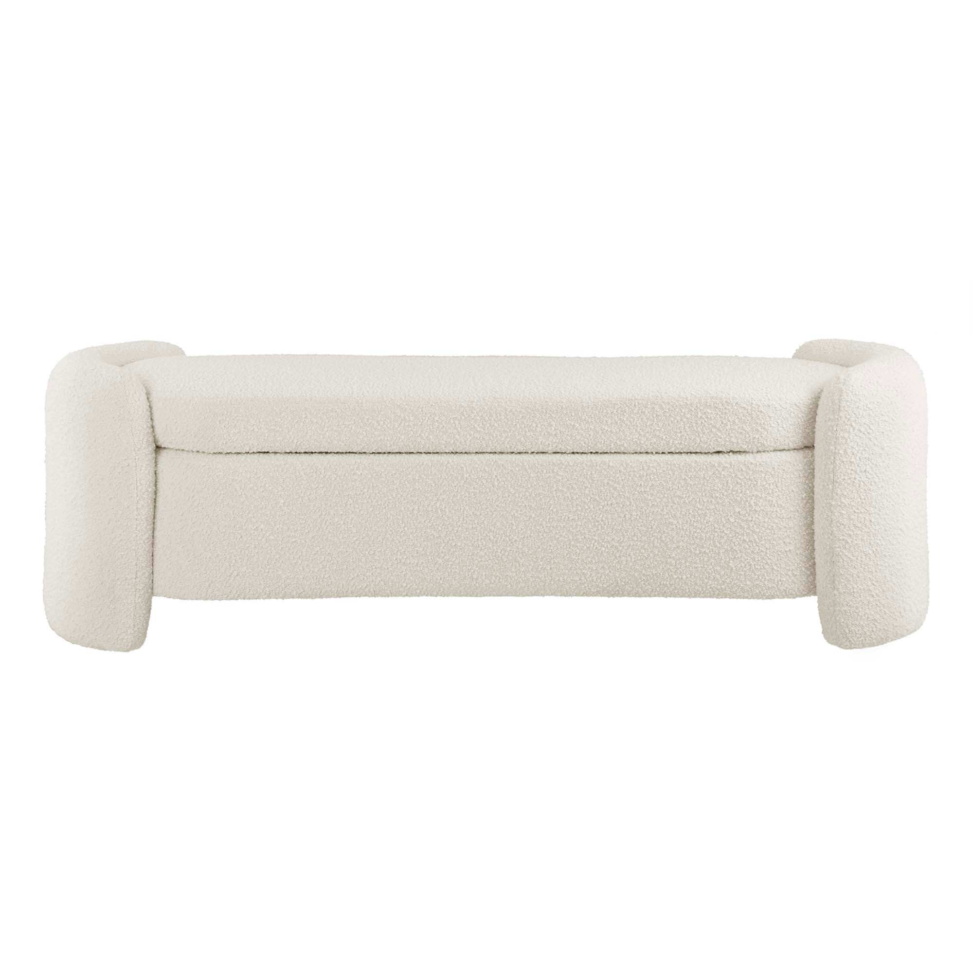 Nebula Boucle Upholstered Bench by Modway - Best Buy Furniture