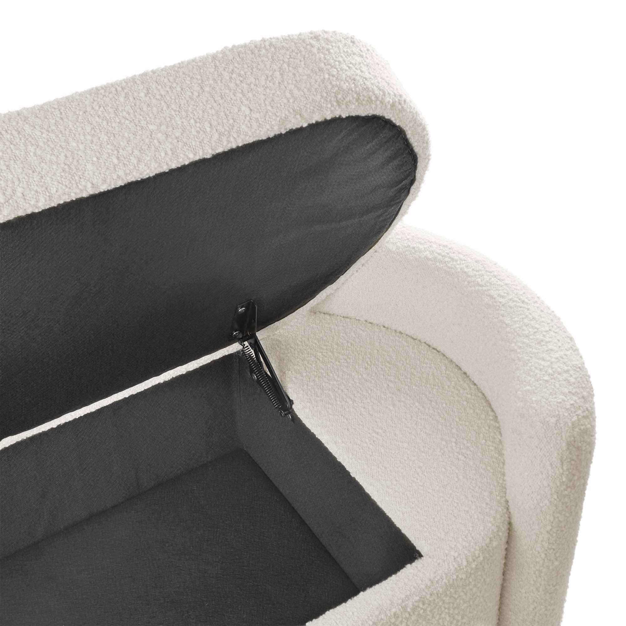Nebula Boucle Upholstered Bench by Modway - Best Buy Furniture