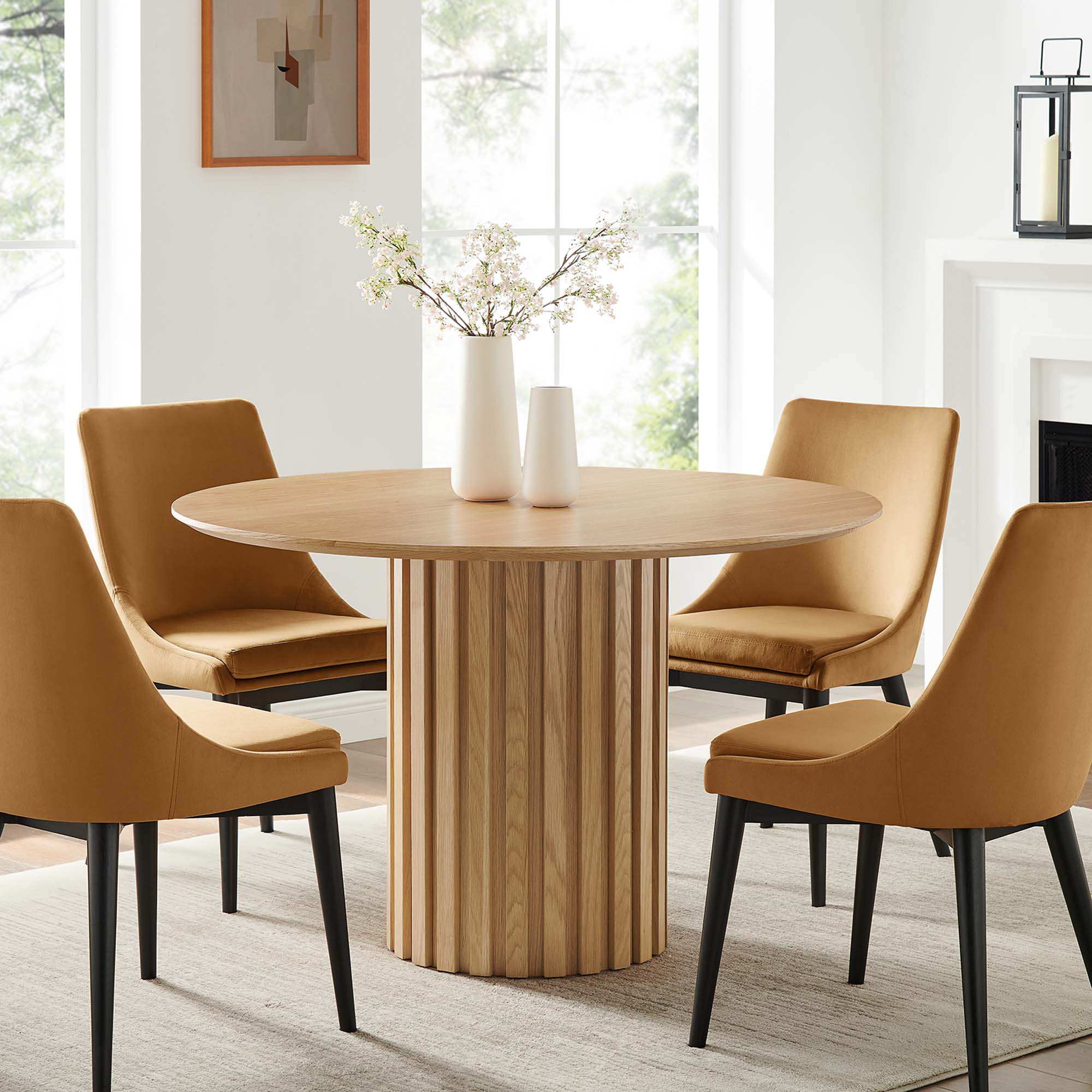 Senja 47" Round Dining Table by Modway - Best Buy Furniture