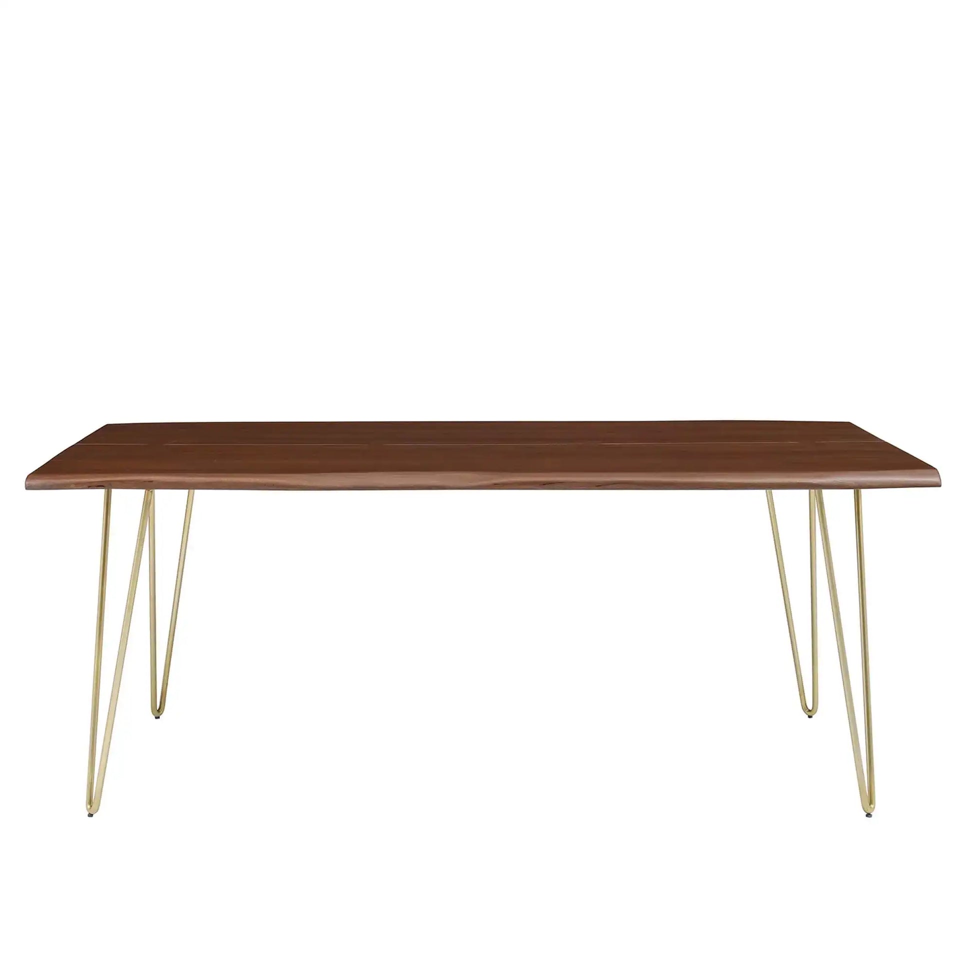 Ardor 74" Live Edge Acacia Wood Acacia Wood Dining Table by Modway - Best Buy Furniture