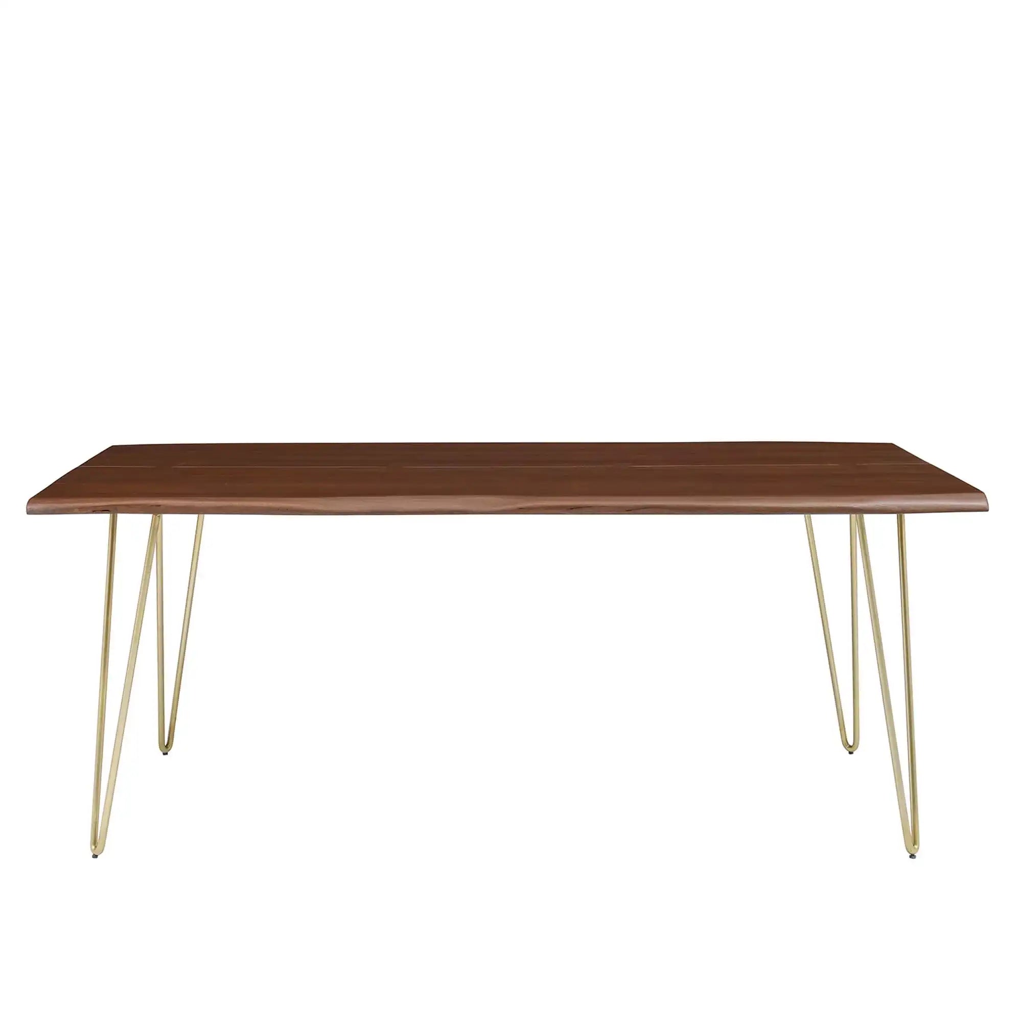 Ardor 74" Live Edge Acacia Wood Acacia Wood Dining Table by Modway - Best Buy Furniture