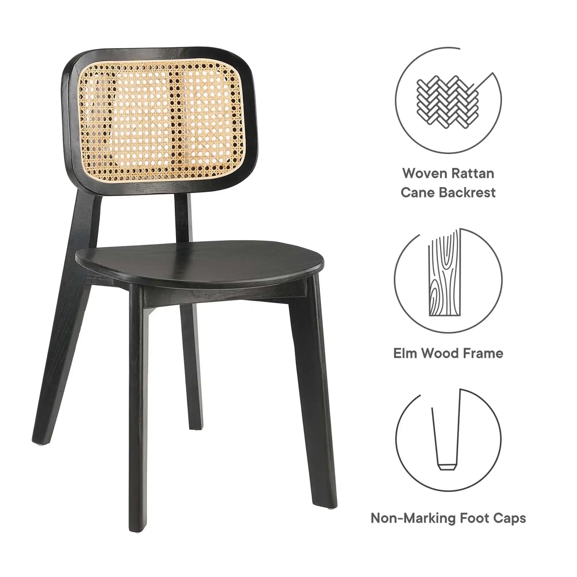 Habitat Wood Dining Side Chair Set of 2 by Modway - Best Buy Furniture