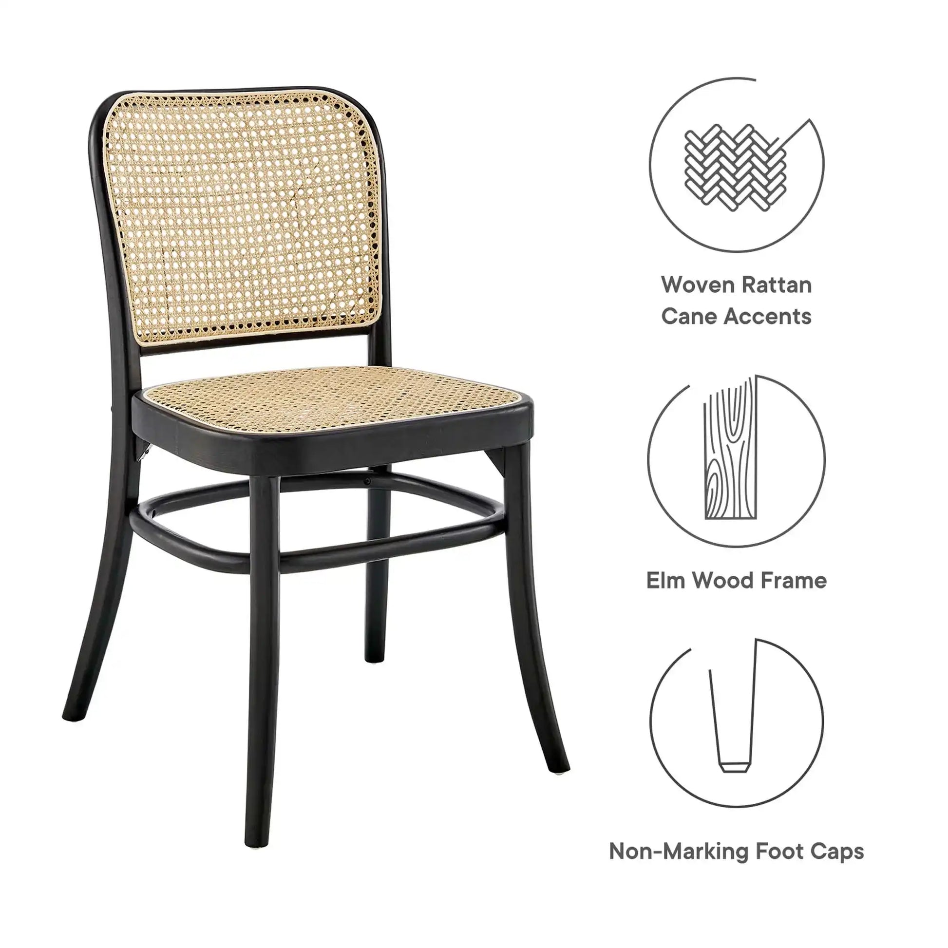 Winona Wood Dining Side Chair Set of 2 by Modway - Best Buy Furniture