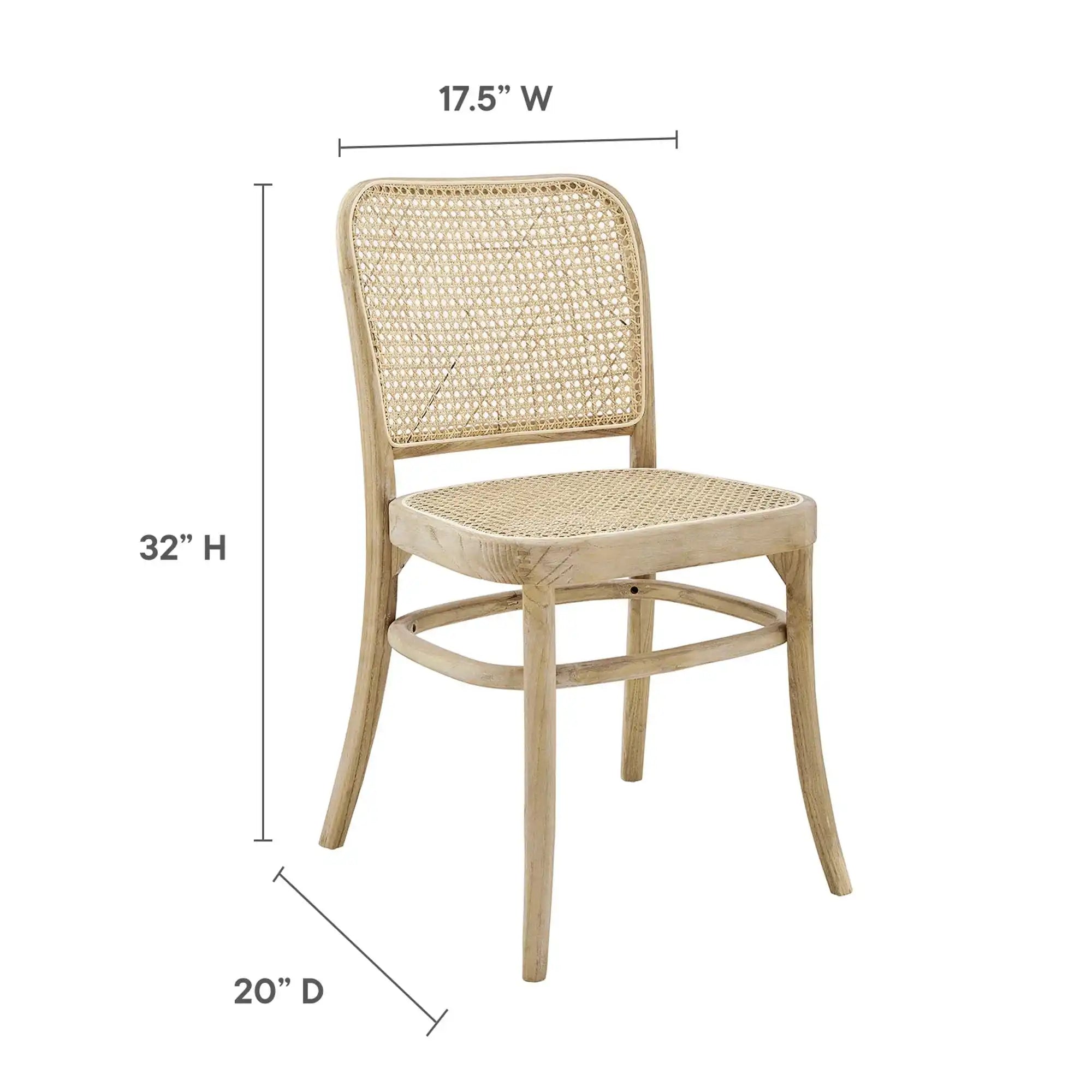 Winona Wood Dining Side Chair Set of 2 by Modway - Best Buy Furniture