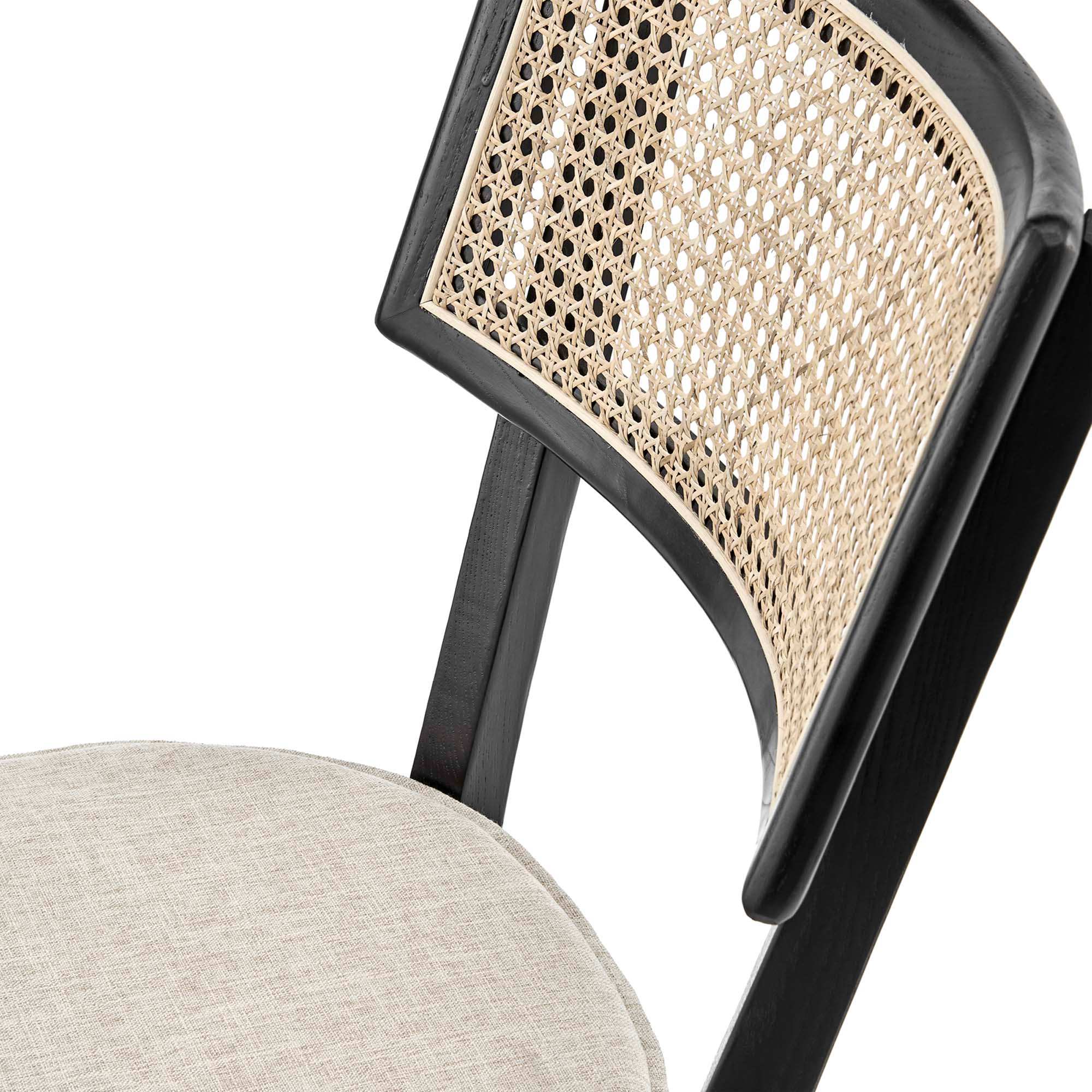 Caledonia Fabric Upholstered Wood Dining Chair Set of 2 by Modway - Best Buy Furniture