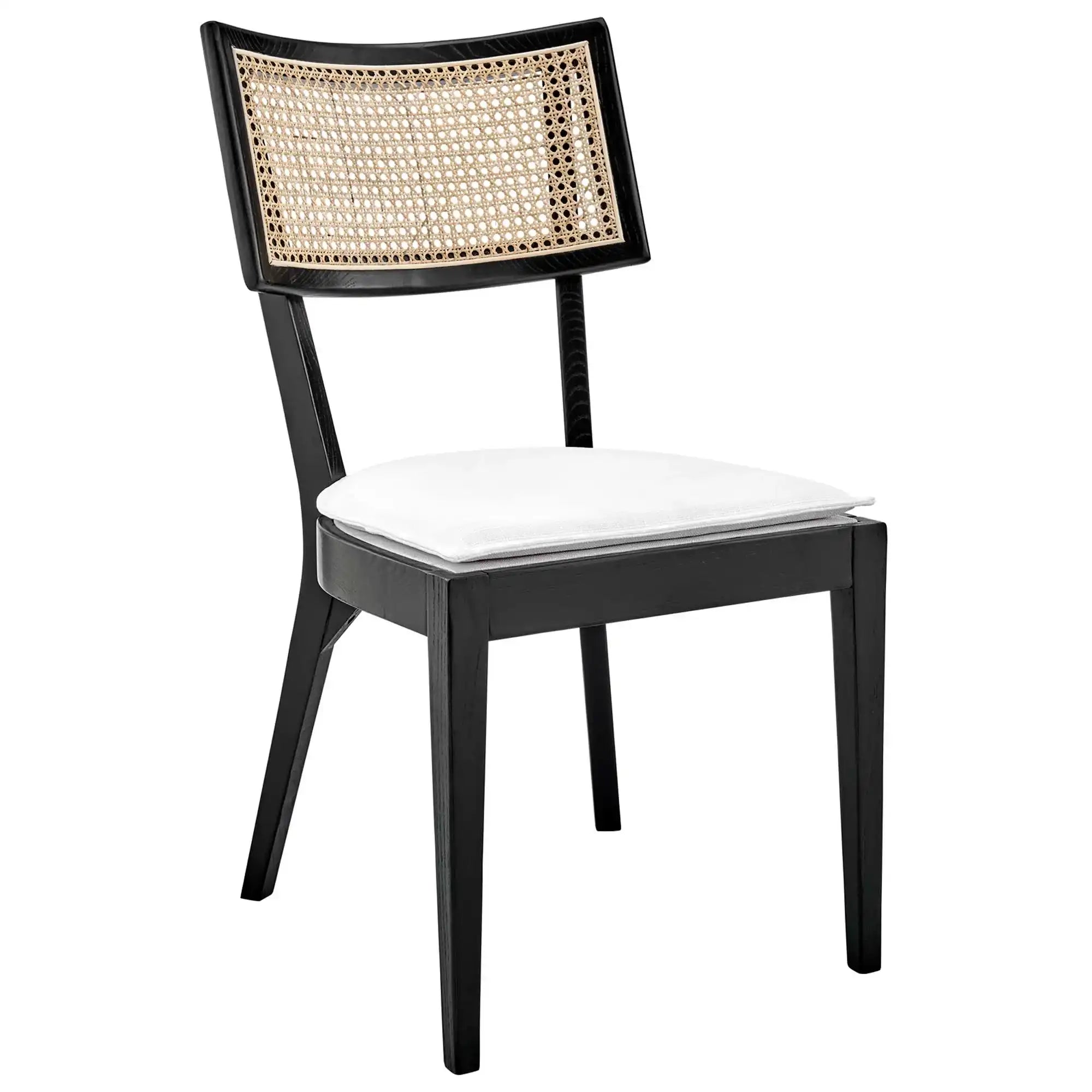 Caledonia Fabric Upholstered Wood Dining Chair Set of 2 by Modway - Best Buy Furniture