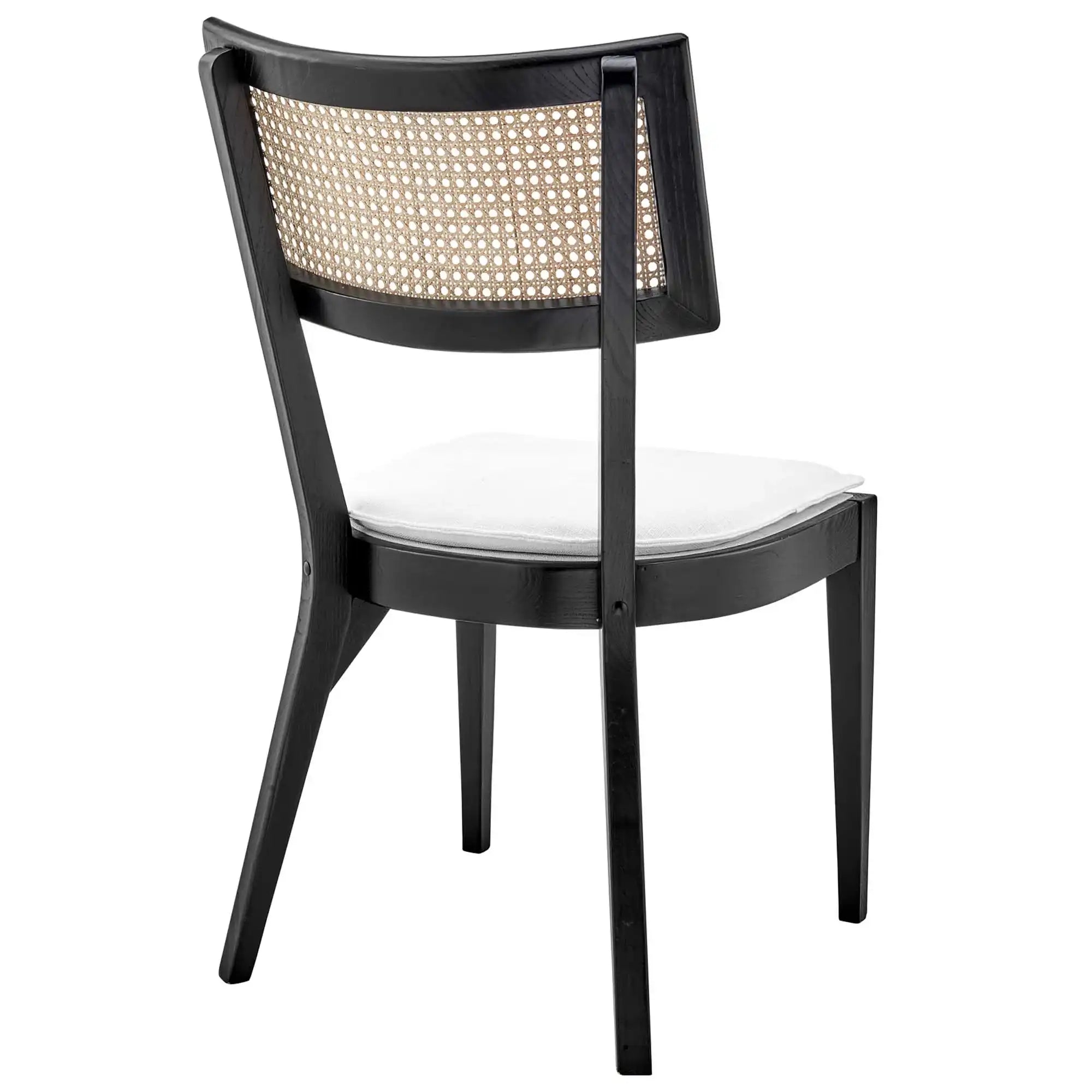 Caledonia Fabric Upholstered Wood Dining Chair Set of 2 by Modway - Best Buy Furniture