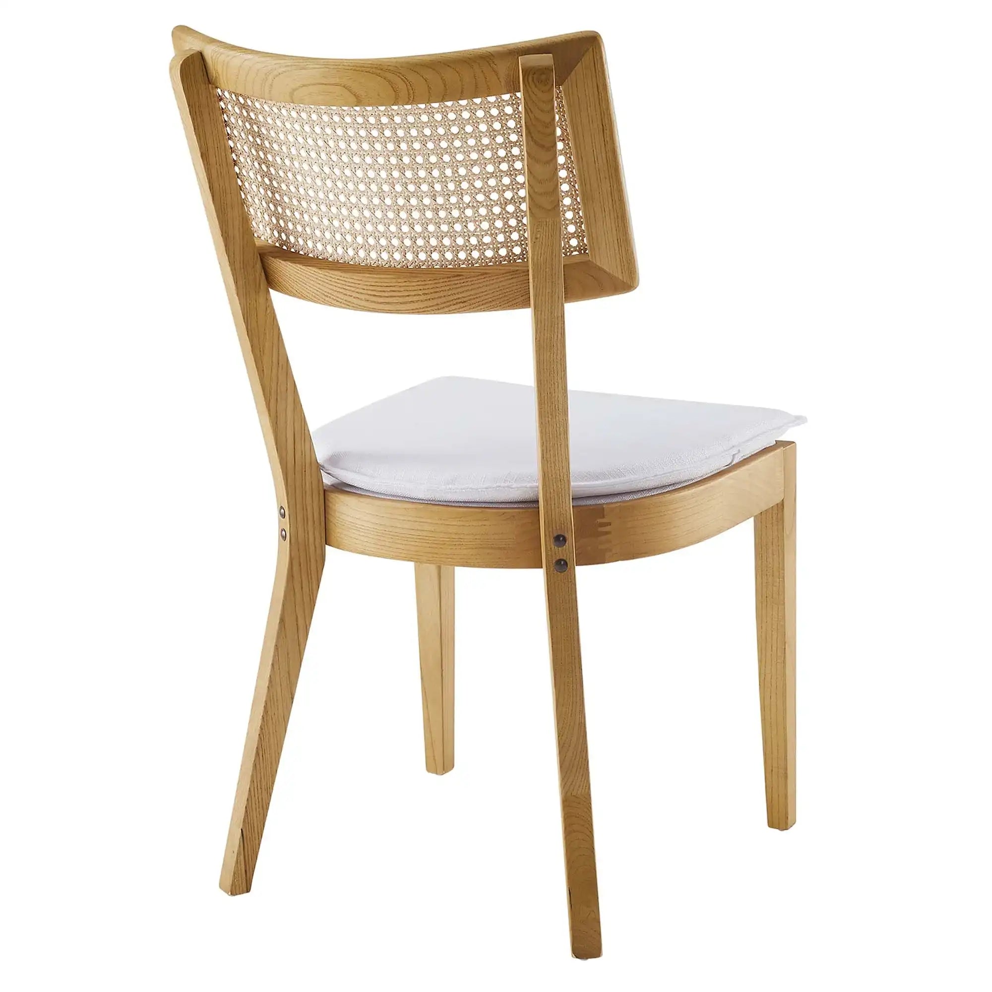 Caledonia Fabric Upholstered Wood Dining Chair Set of 2 by Modway - Best Buy Furniture