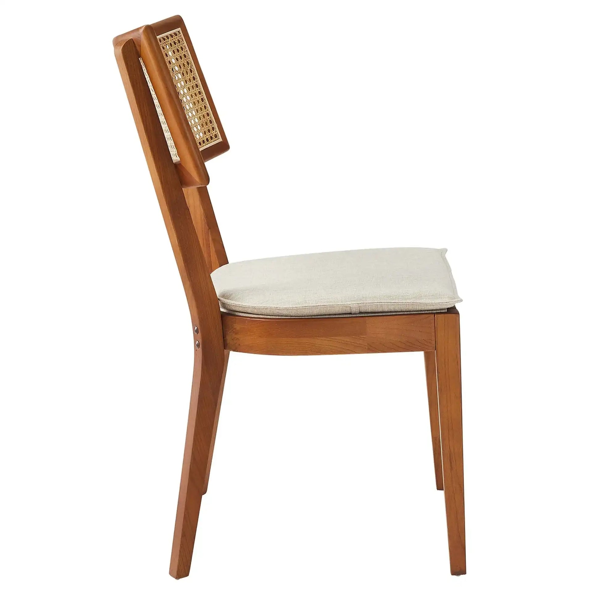 Caledonia Fabric Upholstered Wood Dining Chair Set of 2 by Modway - Best Buy Furniture