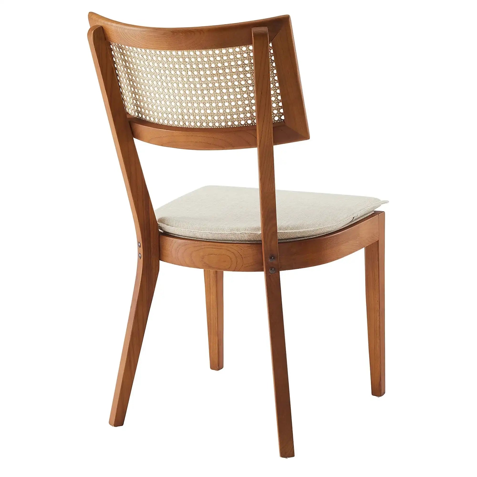 Caledonia Fabric Upholstered Wood Dining Chair Set of 2 by Modway - Best Buy Furniture
