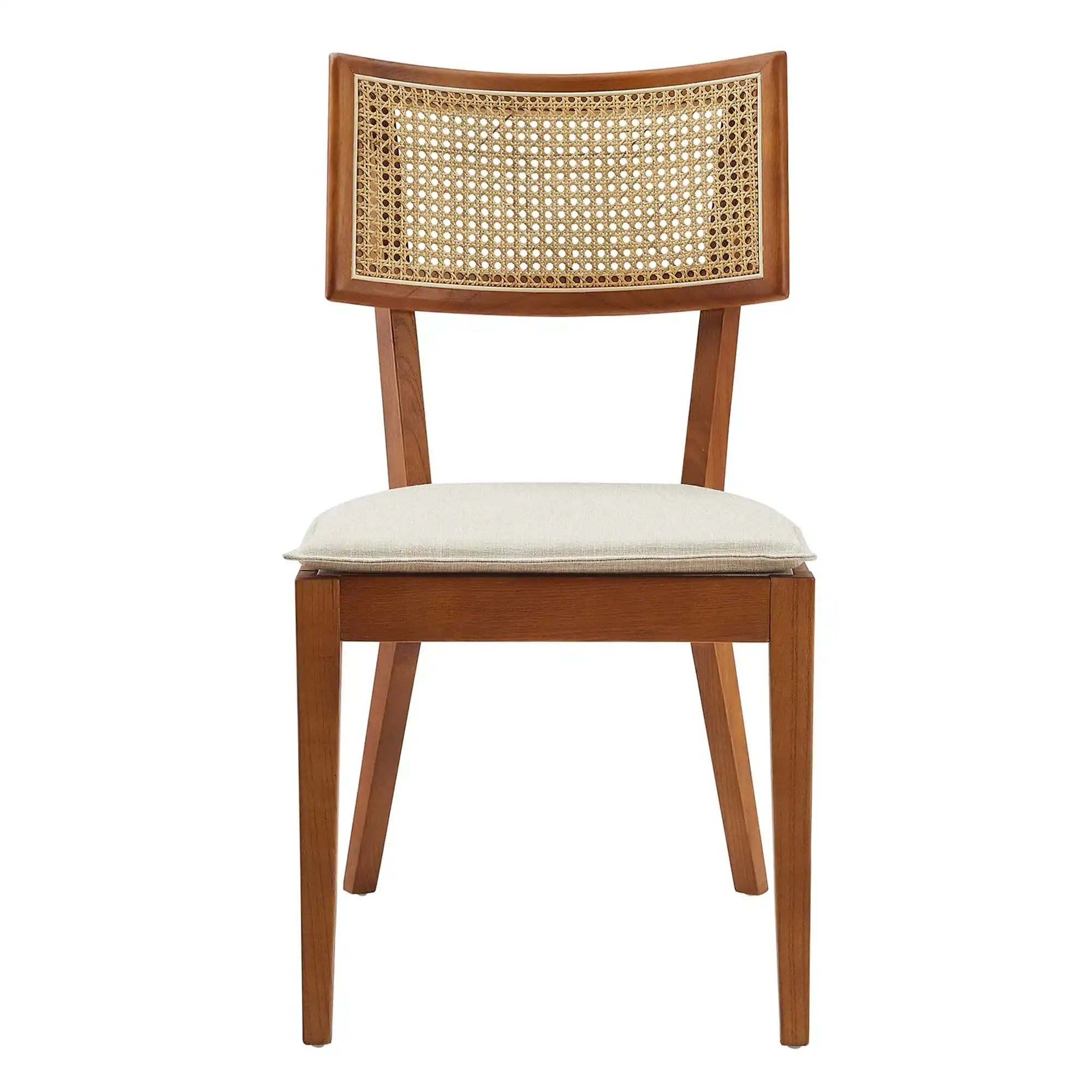 Caledonia Fabric Upholstered Wood Dining Chair Set of 2 by Modway - Best Buy Furniture