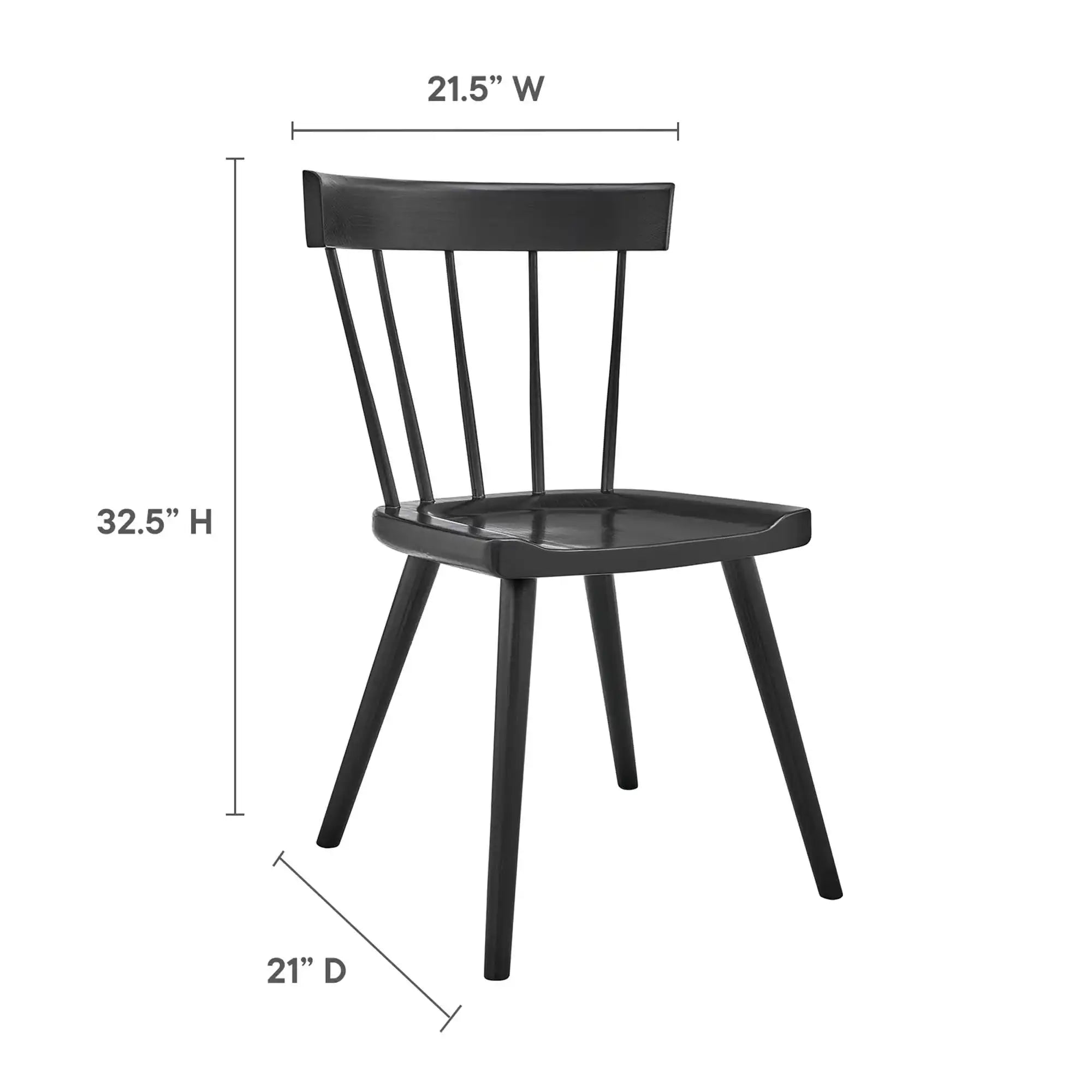 Sutter Wood Dining Side Chair Set of 2 by Modway - Best Buy Furniture