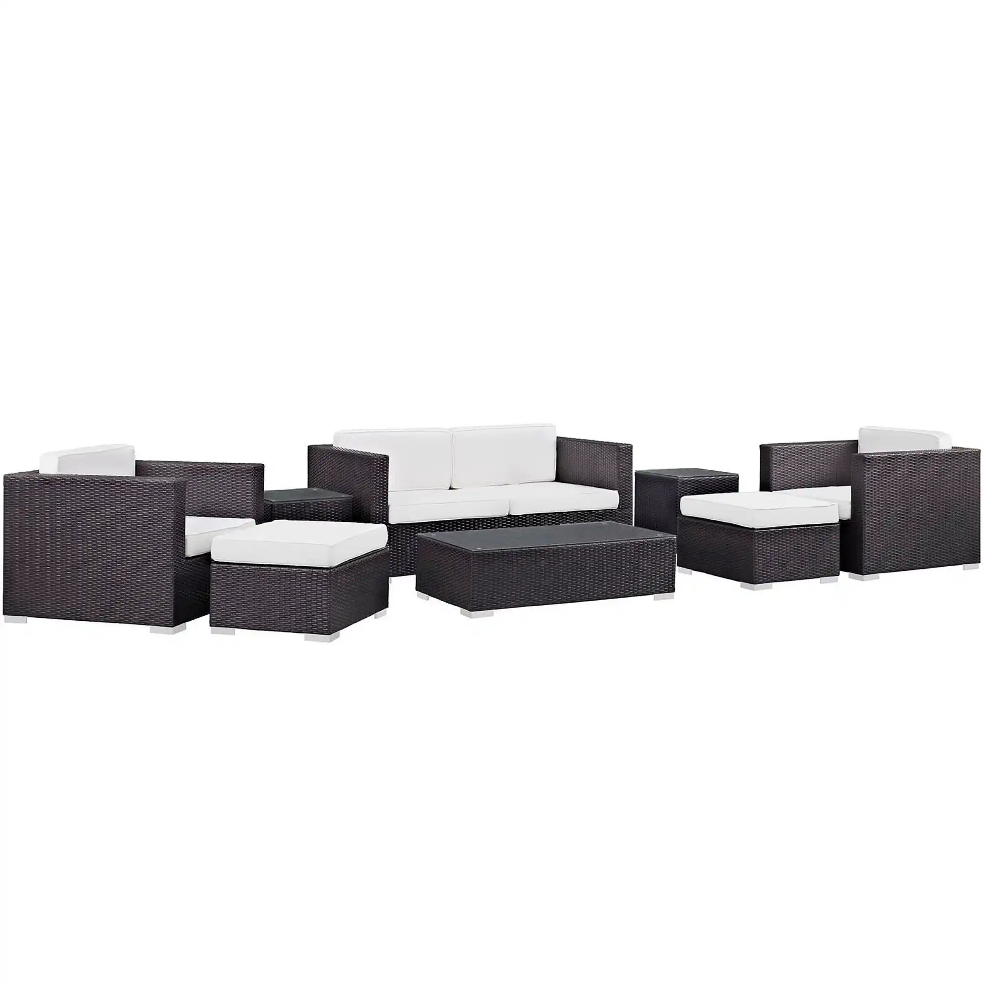 Venice 8 Piece Outdoor Patio Sofa Set by Modway - Best Buy Furniture