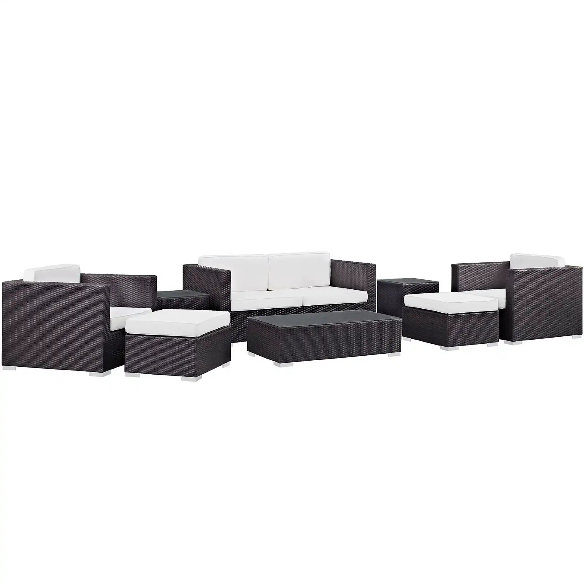 Venice 8 Piece Outdoor Patio Sofa Set by Modway - Best Buy Furniture