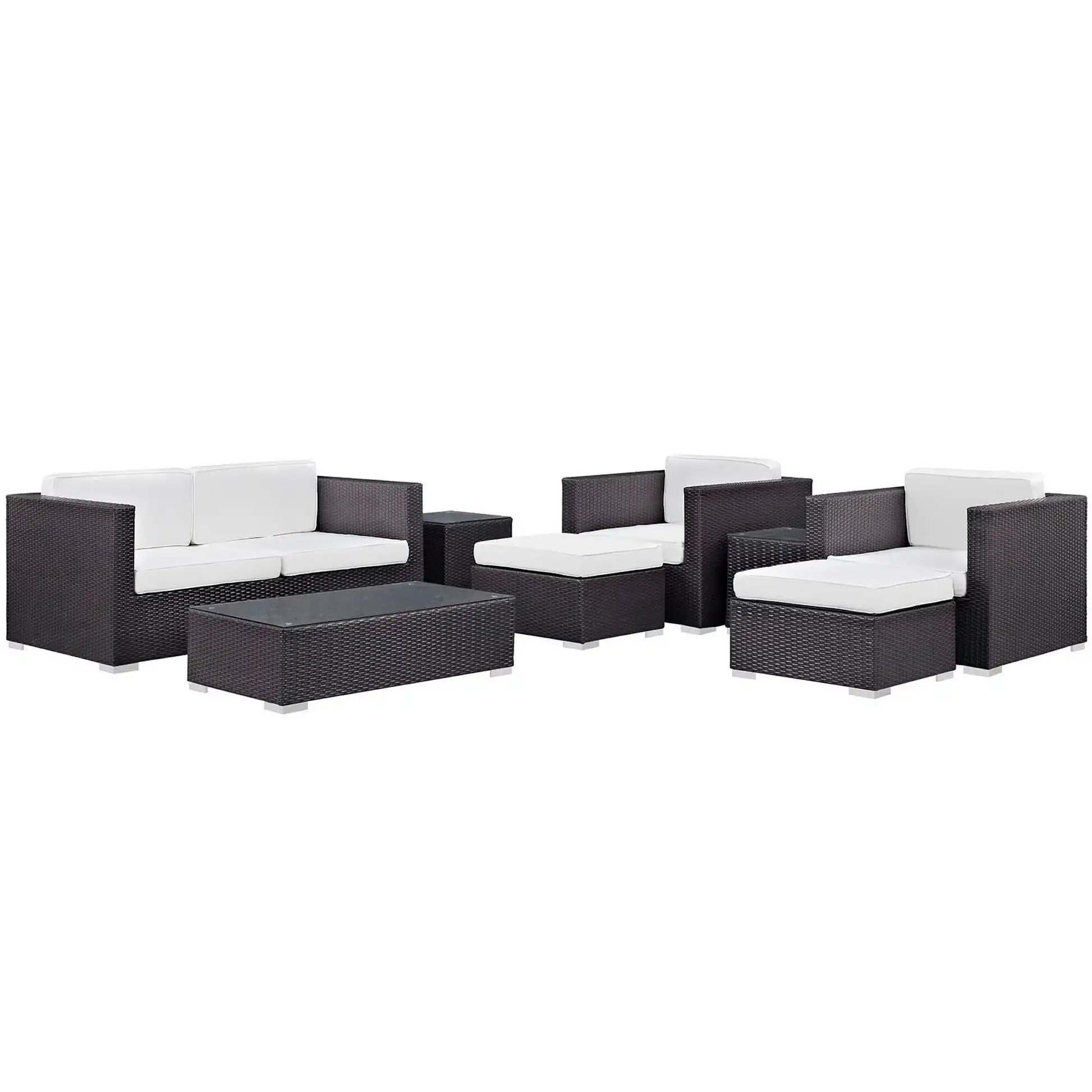 Venice 8 Piece Outdoor Patio Sofa Set by Modway - Best Buy Furniture