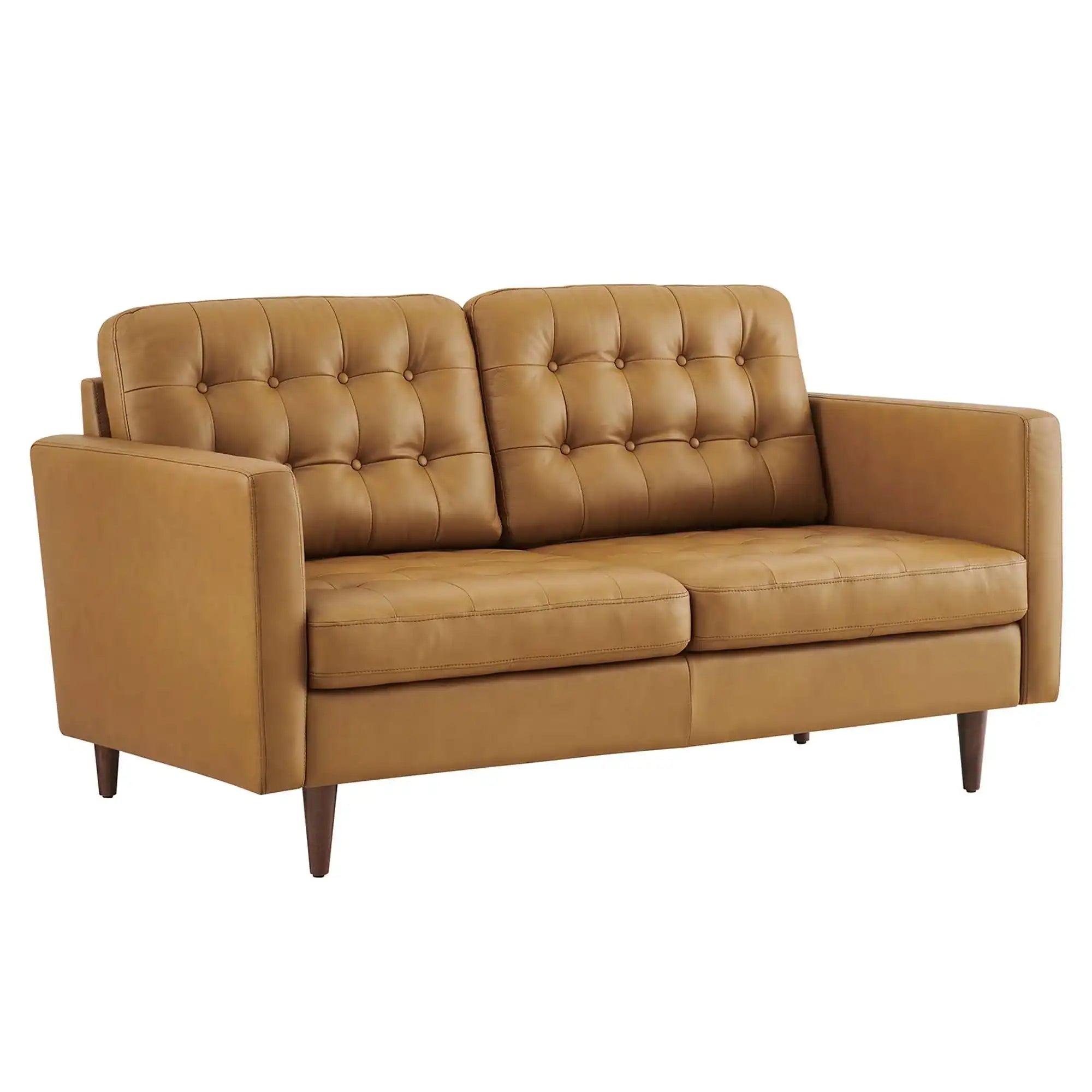 Exalt Tufted Leather Loveseat by Modway - Best Buy Furniture