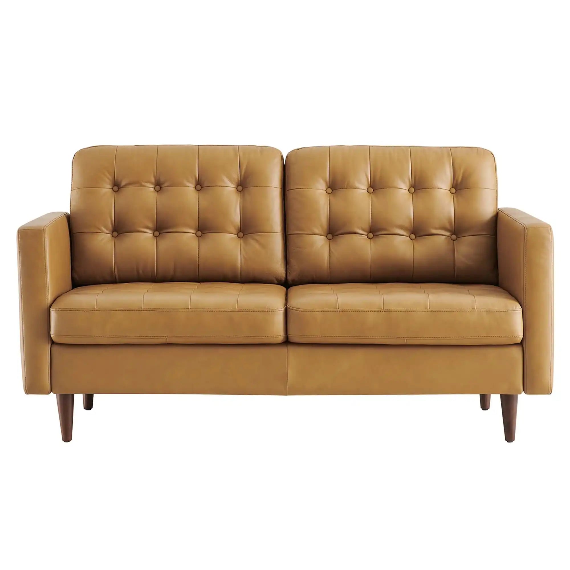 Exalt Tufted Leather Loveseat by Modway - Best Buy Furniture