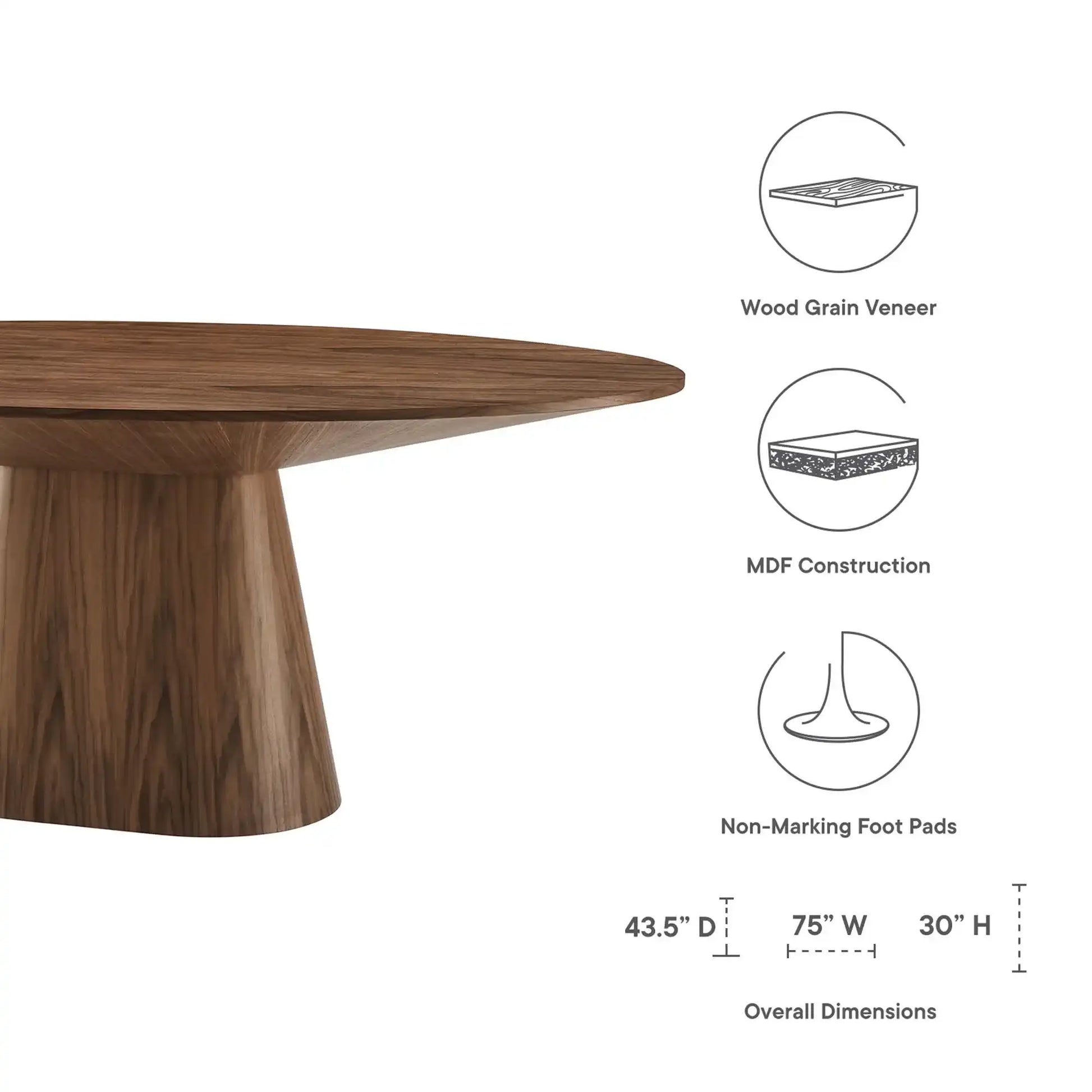Provision 47" Round Dining Table by Modway - Best Buy Furniture