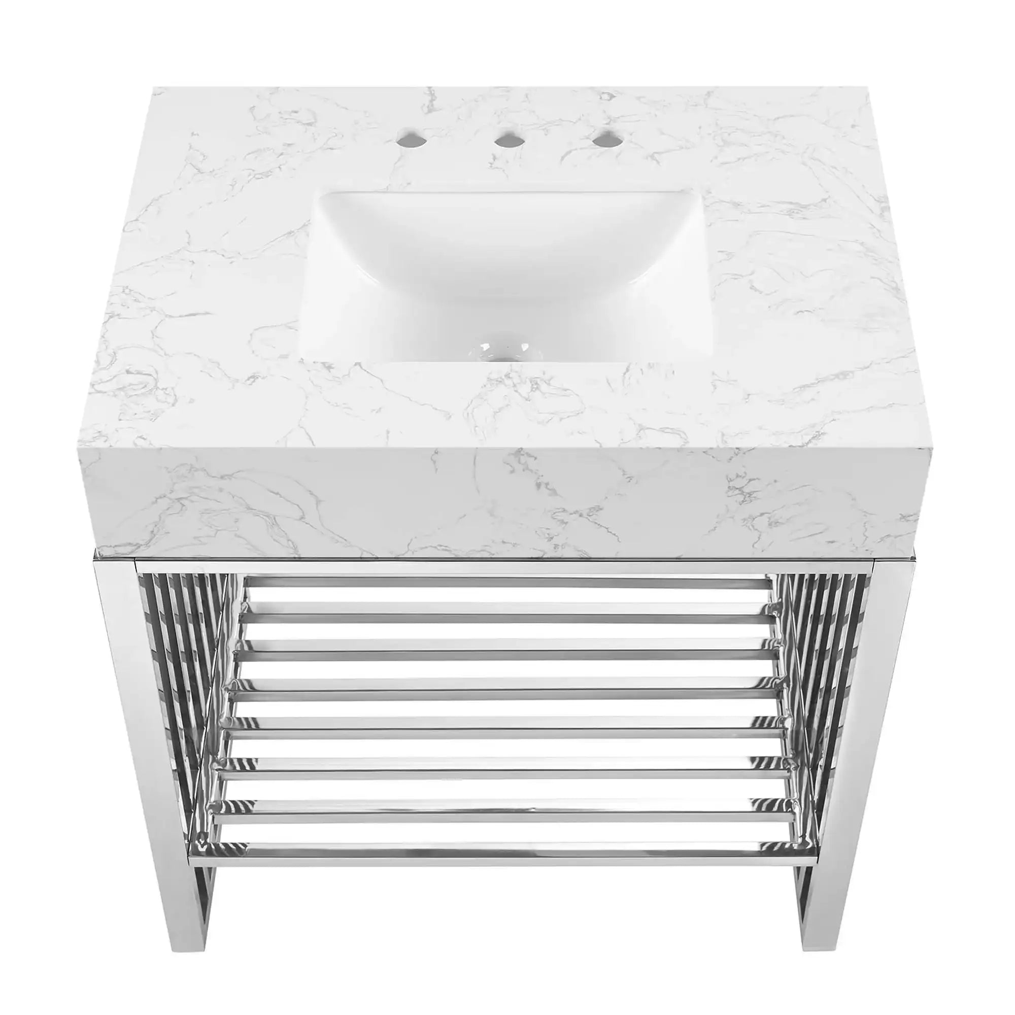 Gridiron 30" Bathroom Vanity by Modway - Best Buy Furniture