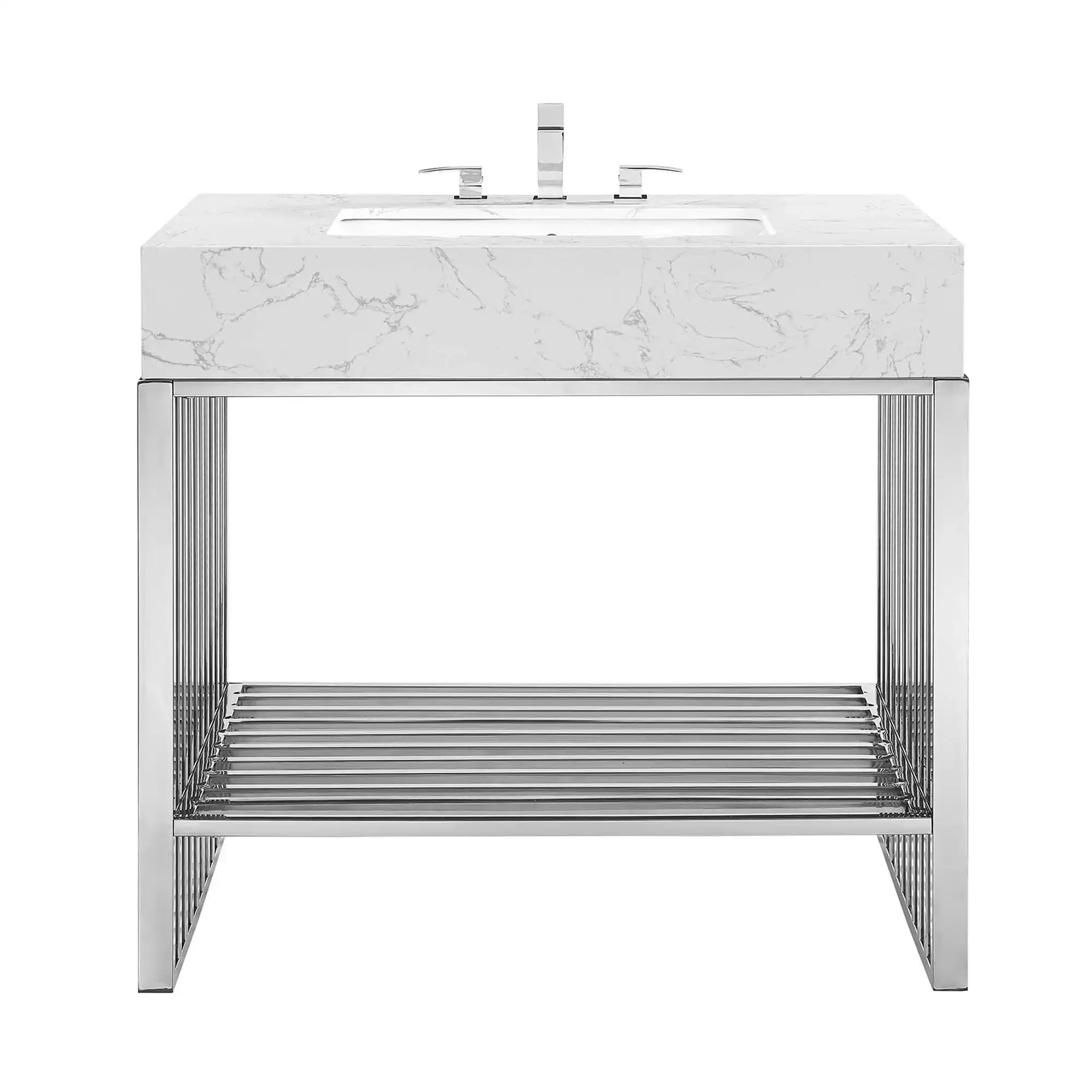Gridiron 36" Bathroom Vanity by Modway - Best Buy Furniture