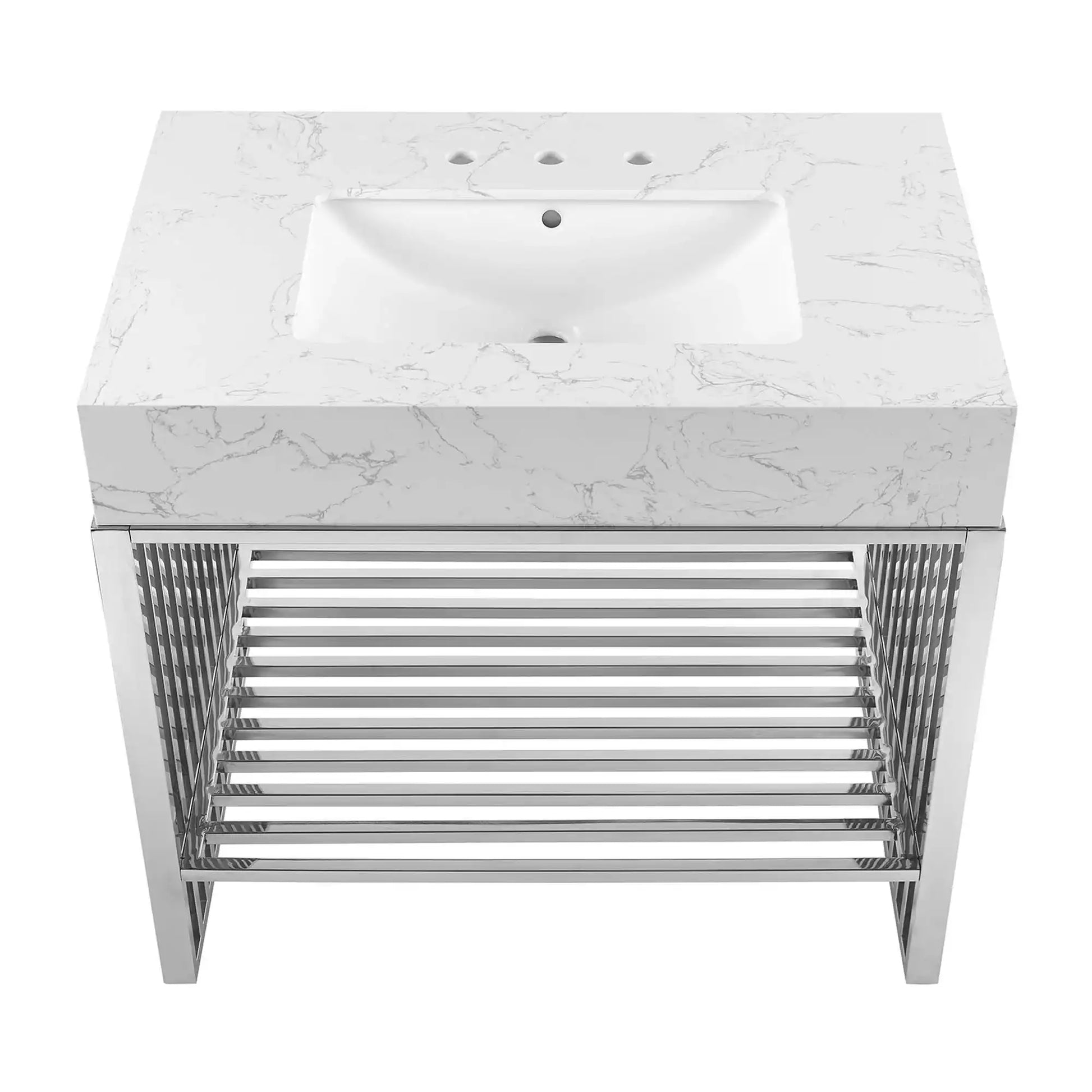 Gridiron 36" Bathroom Vanity by Modway - Best Buy Furniture