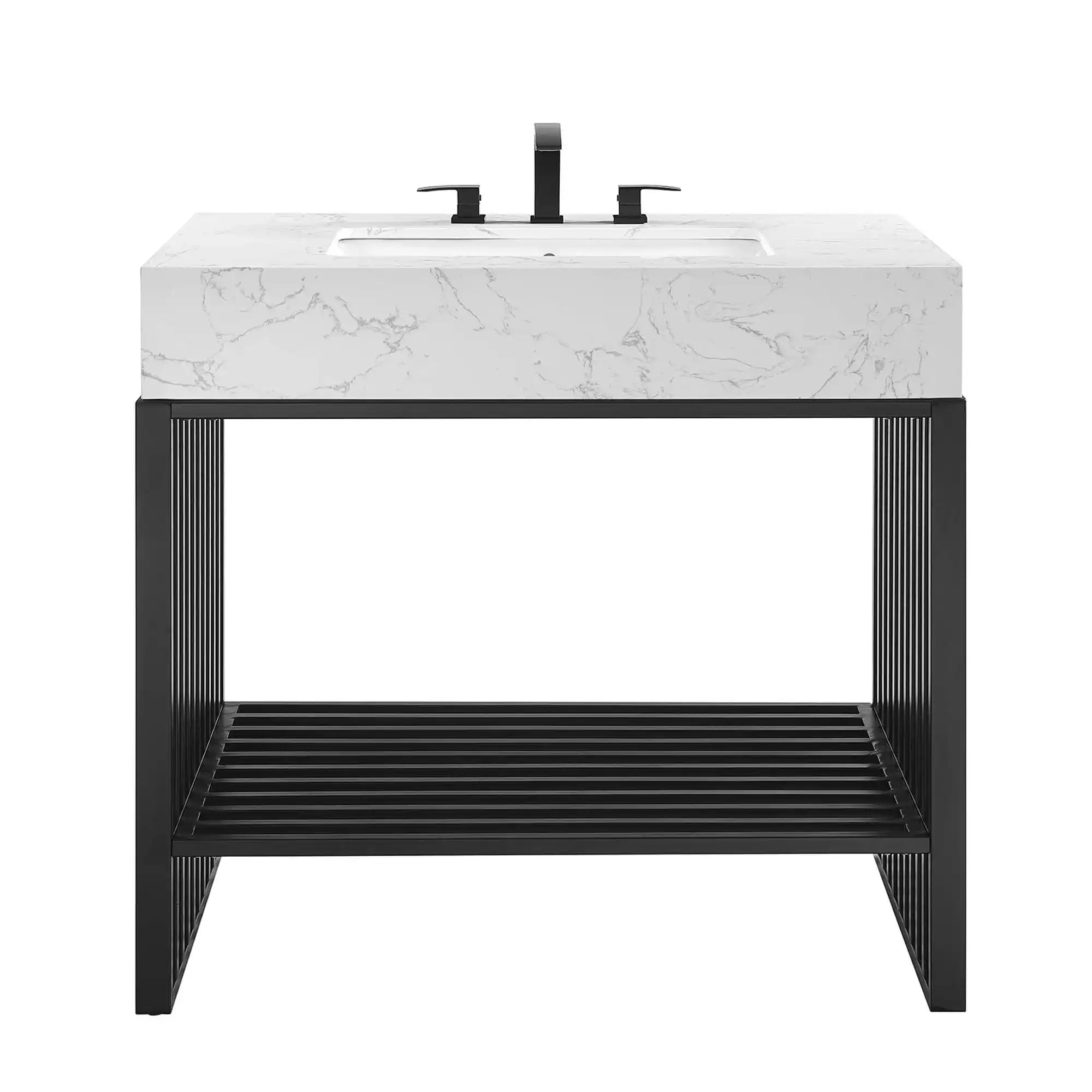 Gridiron 36" Bathroom Vanity by Modway - Best Buy Furniture