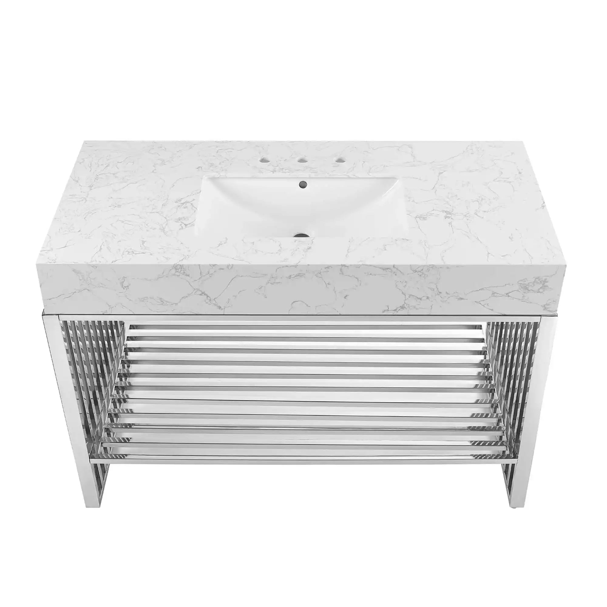Gridiron 48" Bathroom Vanity by Modway - Best Buy Furniture
