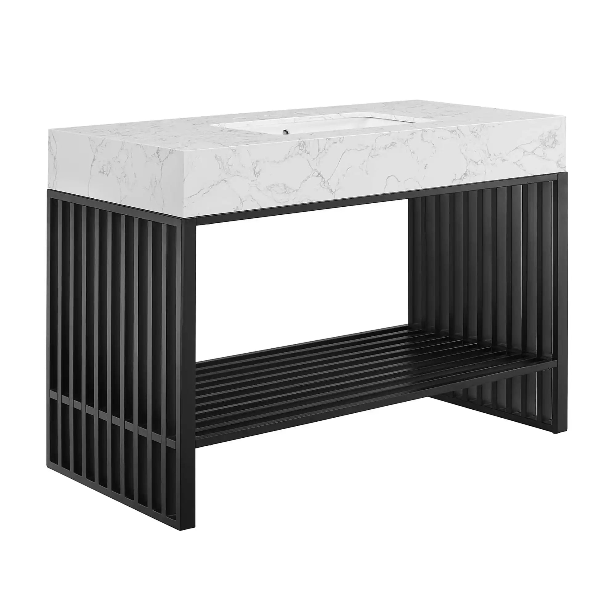 Gridiron 48" Bathroom Vanity by Modway - Best Buy Furniture
