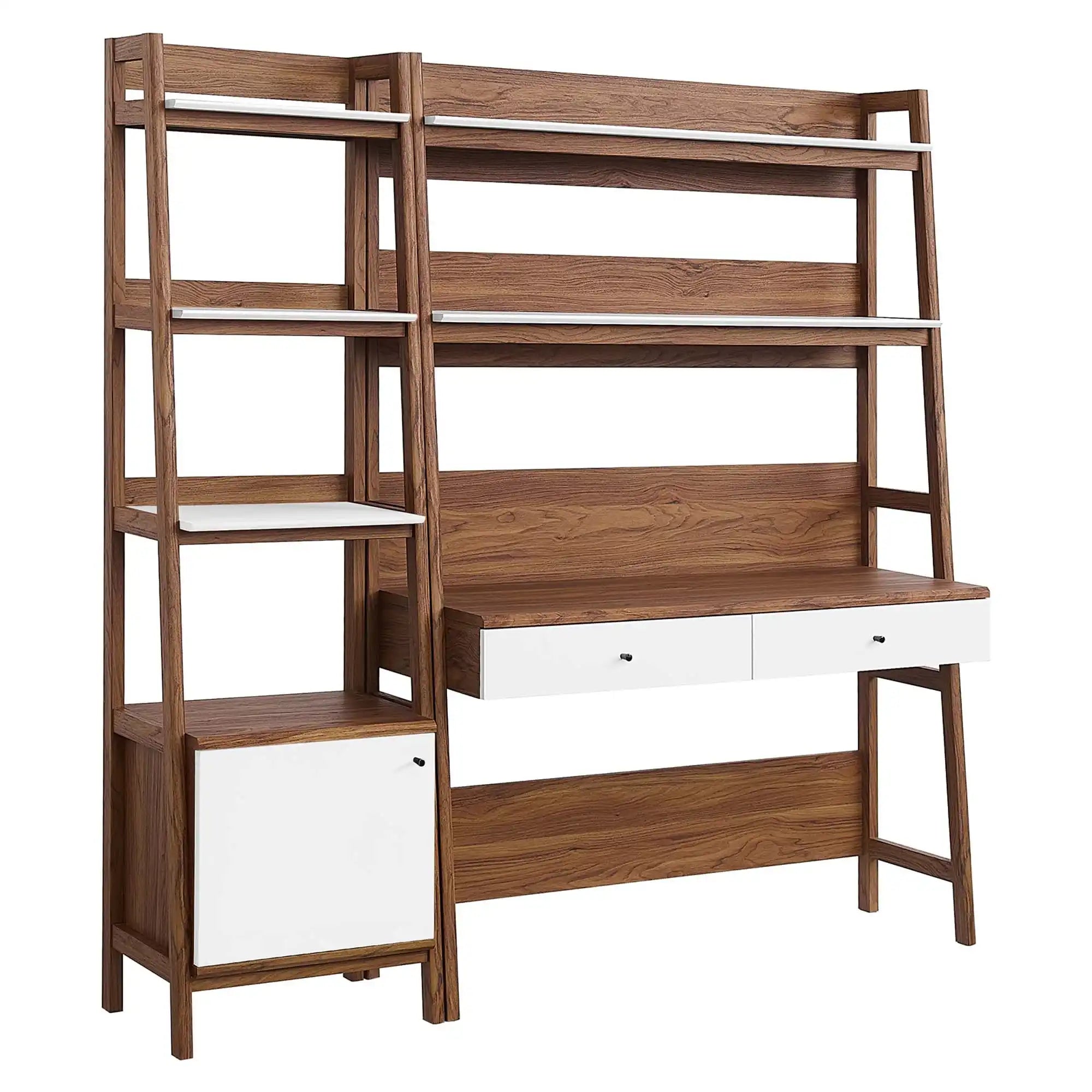 Bixby 2-Piece Wood Office Desk and Bookshelf by Modway - Best Buy Furniture