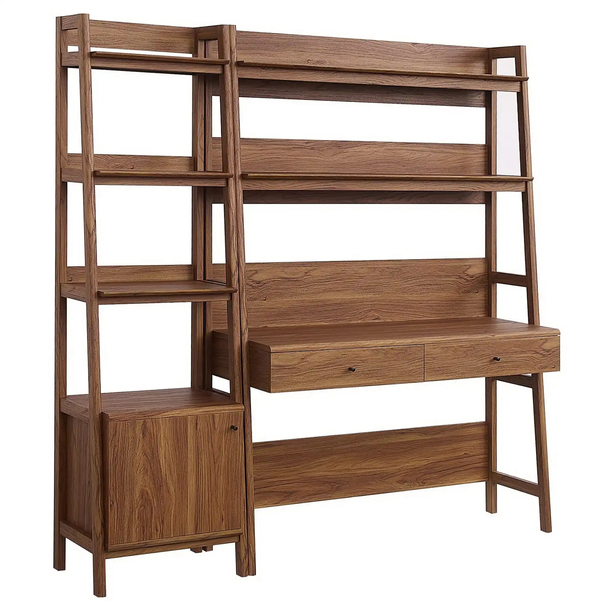 Bixby 2-Piece Wood Office Desk and Bookshelf by Modway - Best Buy Furniture