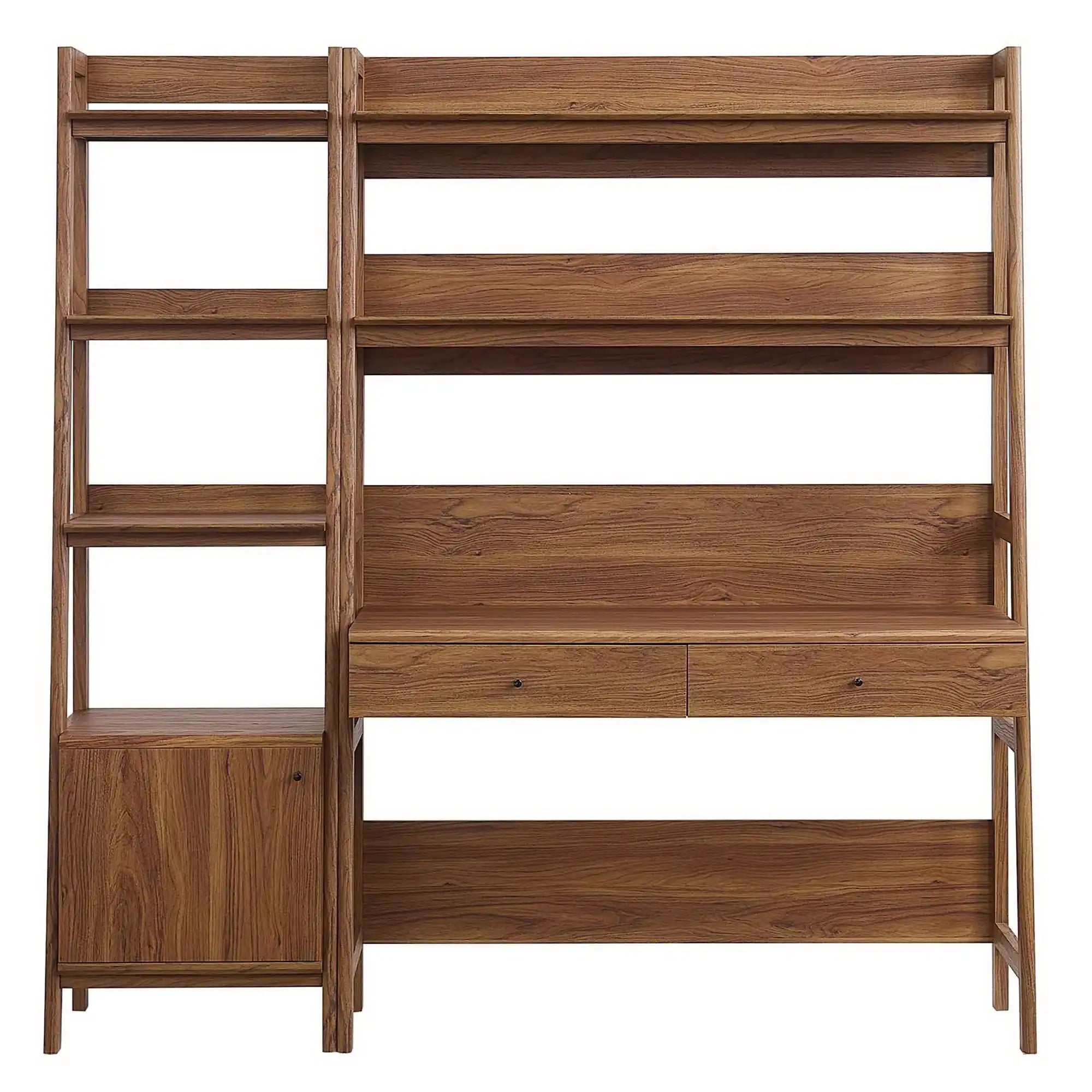 Bixby 2-Piece Wood Office Desk and Bookshelf by Modway - Best Buy Furniture