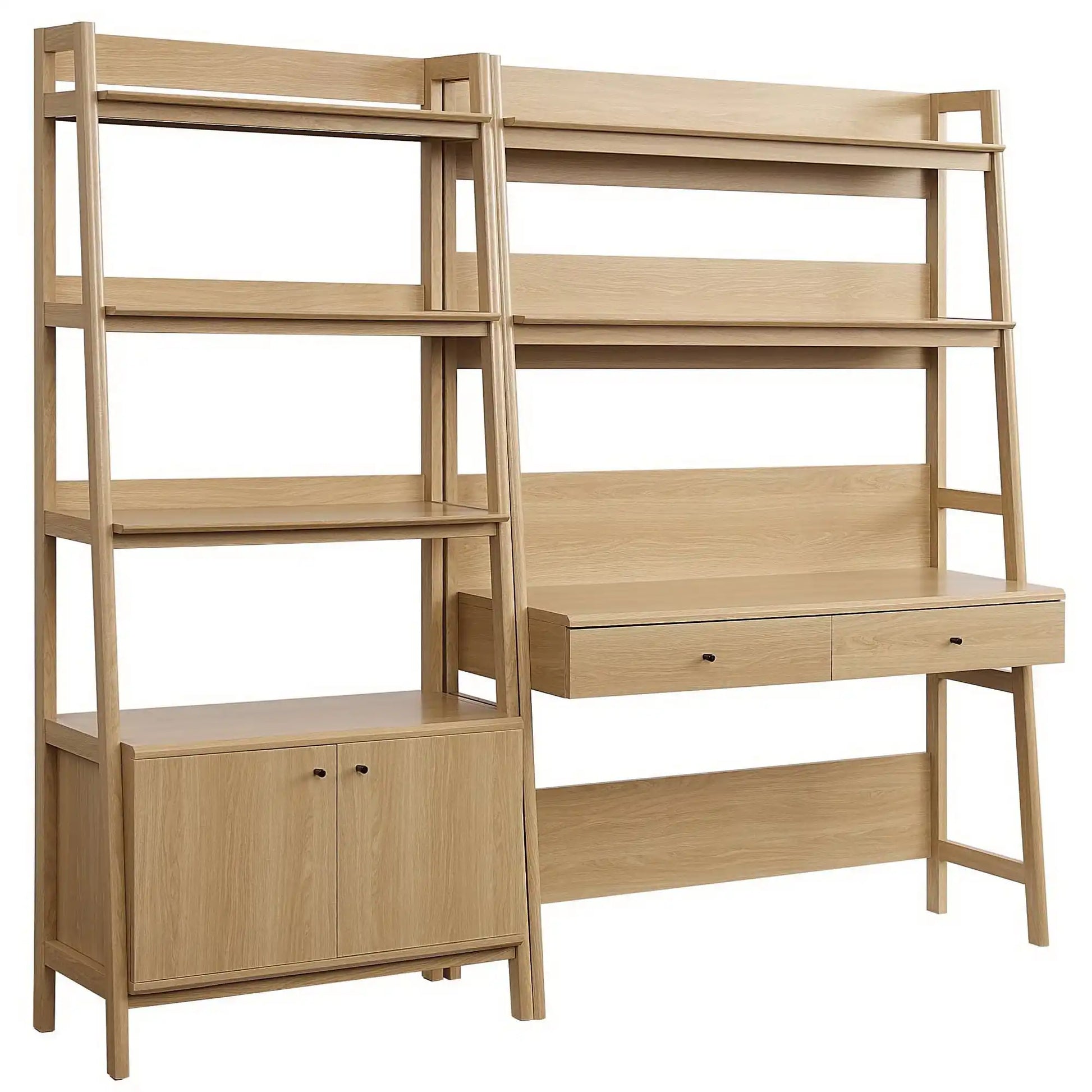 Bixby 2-Piece Wood Office Desk and Bookshelf by Modway - Best Buy Furniture