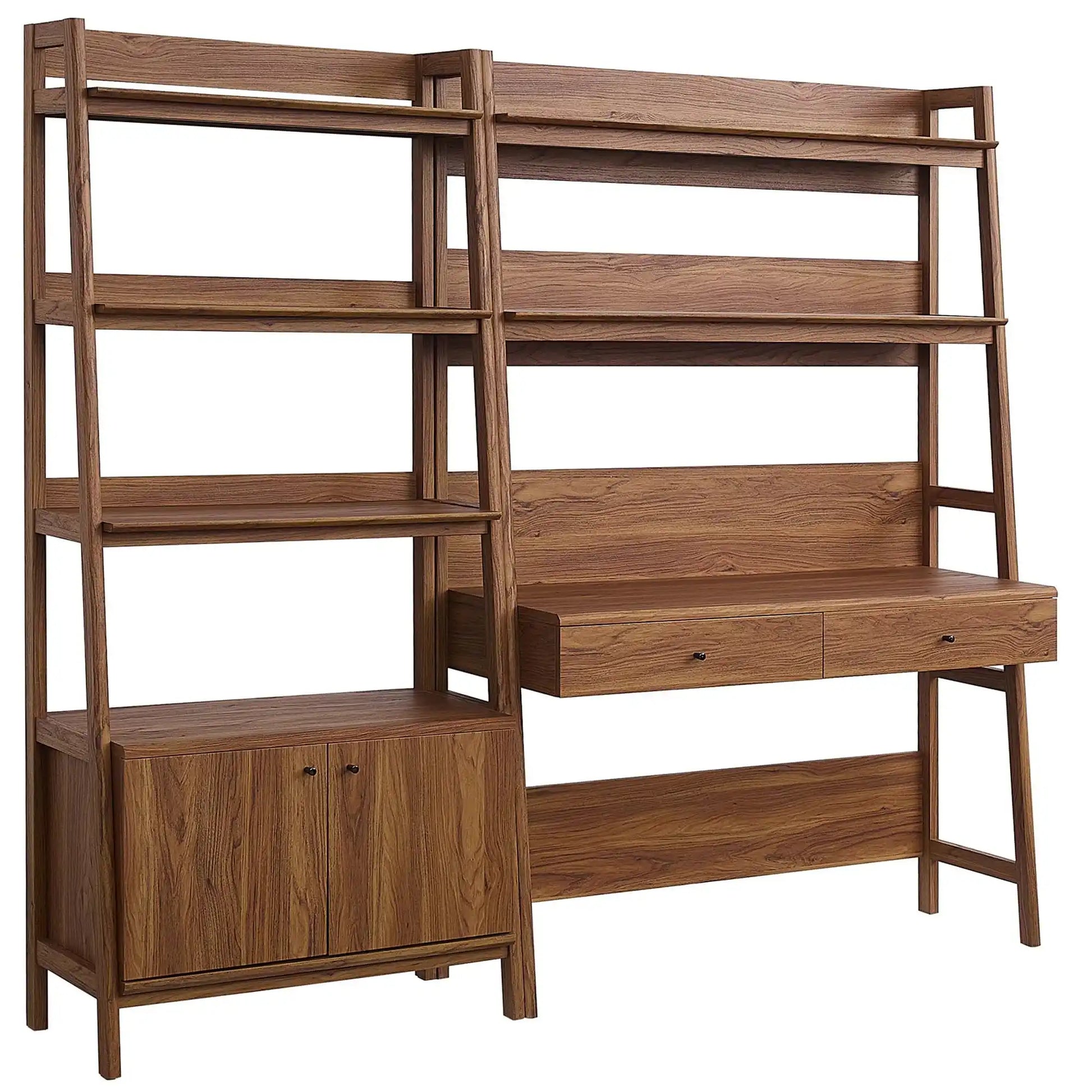 Bixby 2-Piece Wood Office Desk and Bookshelf by Modway - Best Buy Furniture