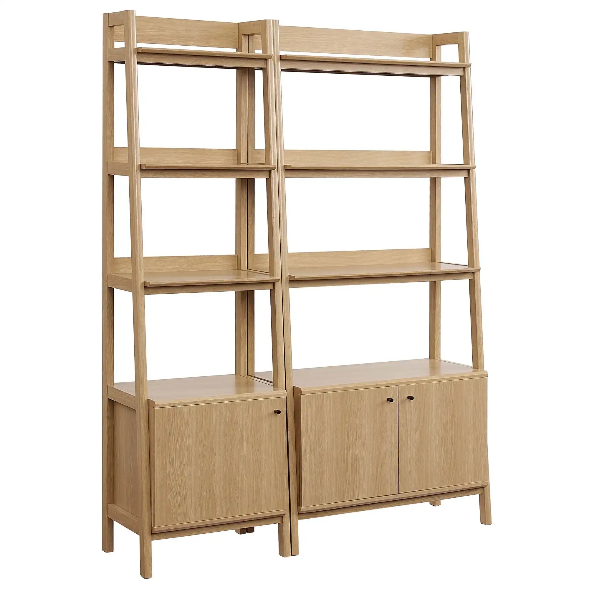 Bixby Wood Bookshelves Set of 2 by Modway - Best Buy Furniture