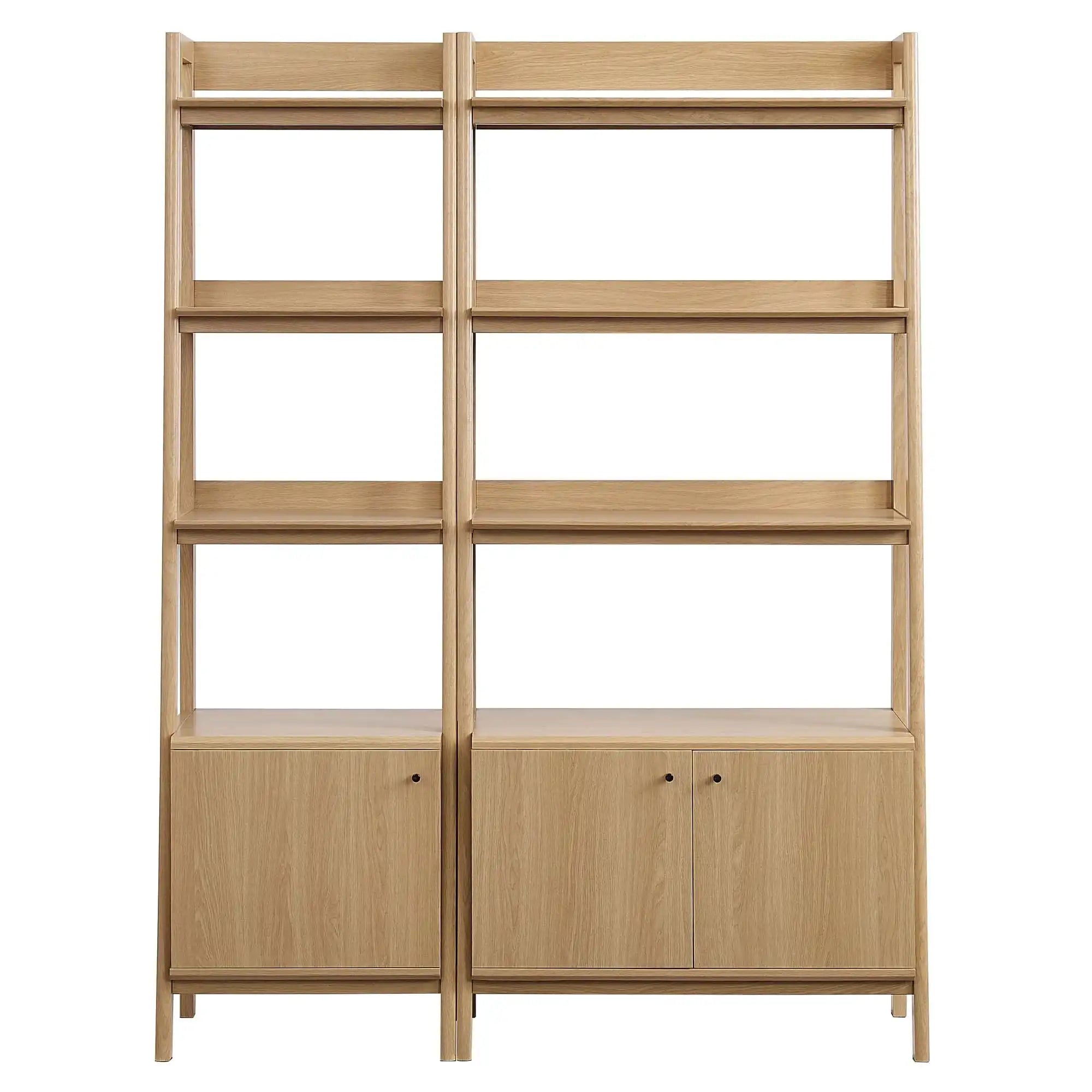 Bixby Wood Bookshelves Set of 2 by Modway - Best Buy Furniture