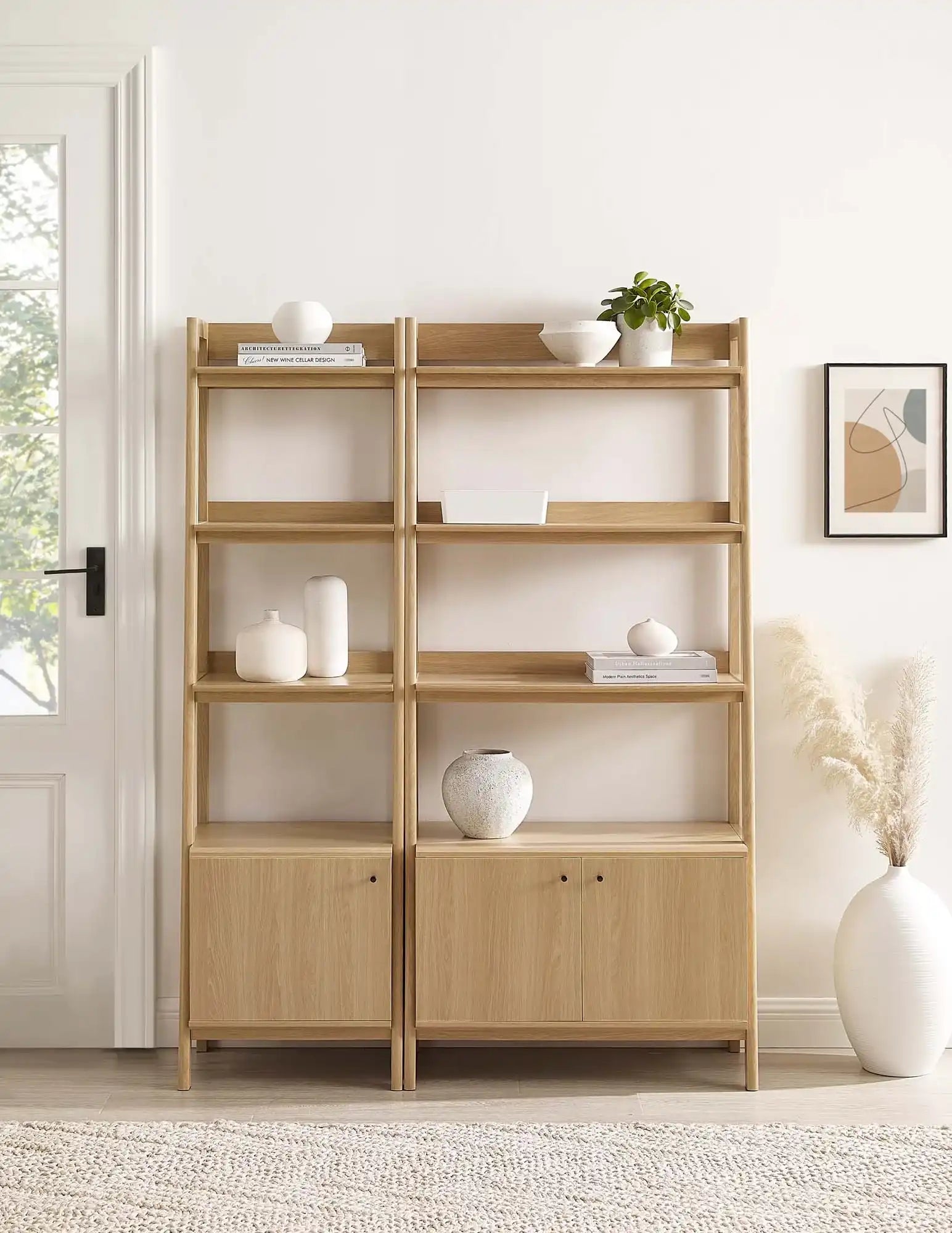 Bixby Wood Bookshelves Set of 2 by Modway - Best Buy Furniture