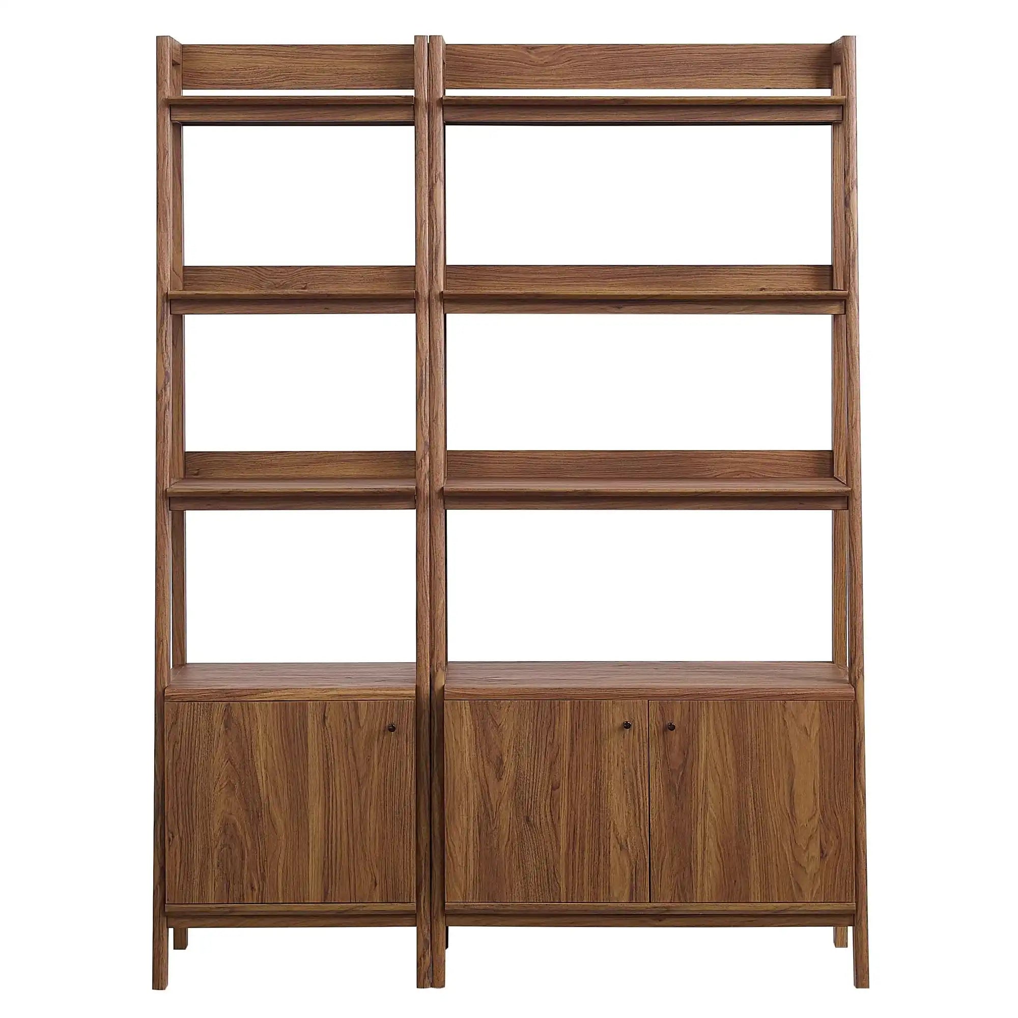 Bixby Wood Bookshelves Set of 2 by Modway - Best Buy Furniture