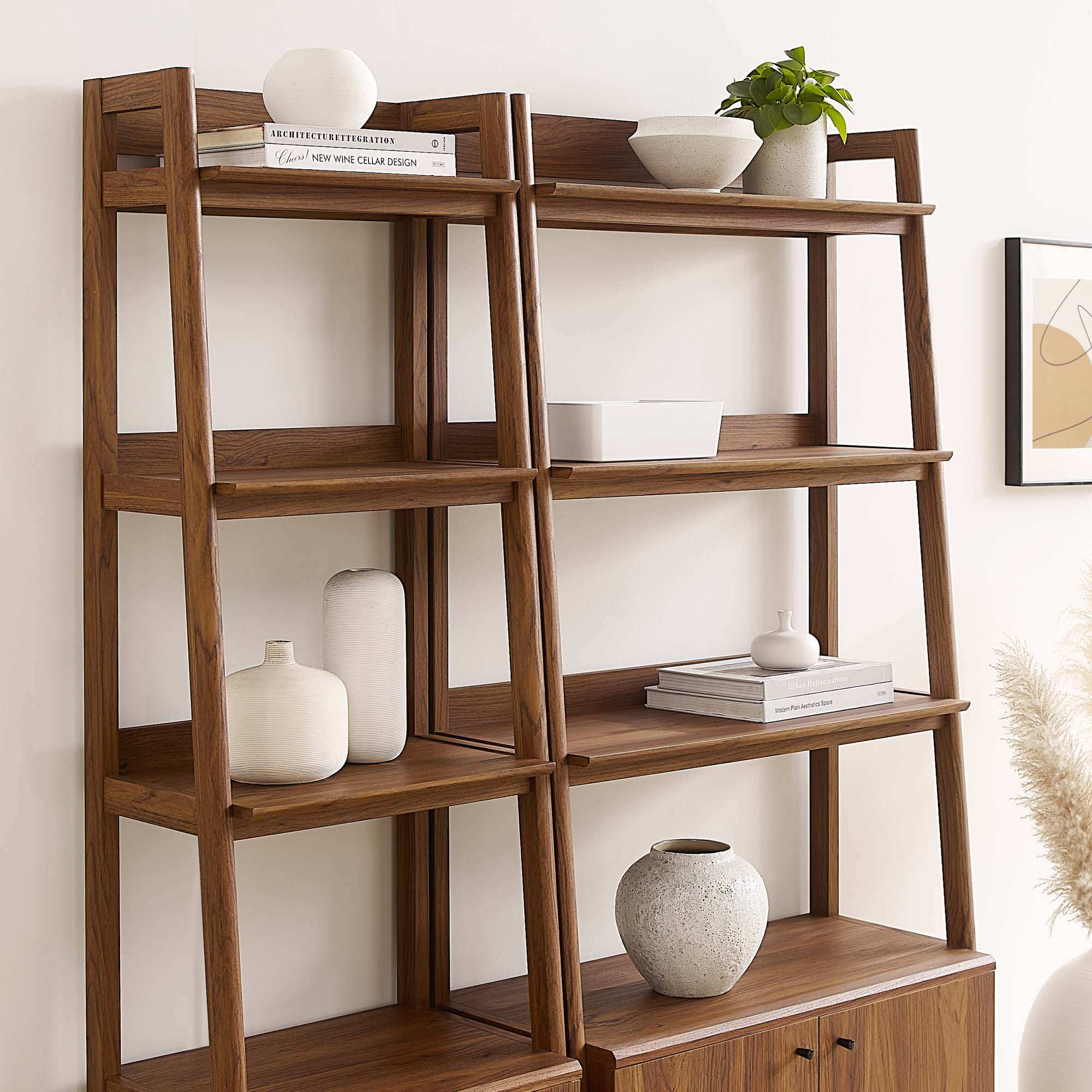 Bixby Wood Bookshelves Set of 2 by Modway - Best Buy Furniture