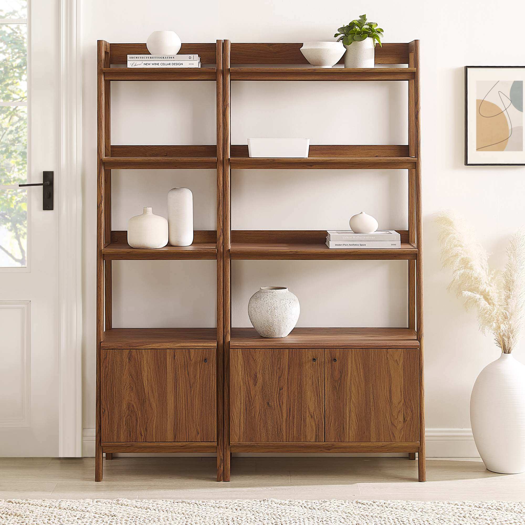 Bixby Wood Bookshelves Set of 2 by Modway - Best Buy Furniture