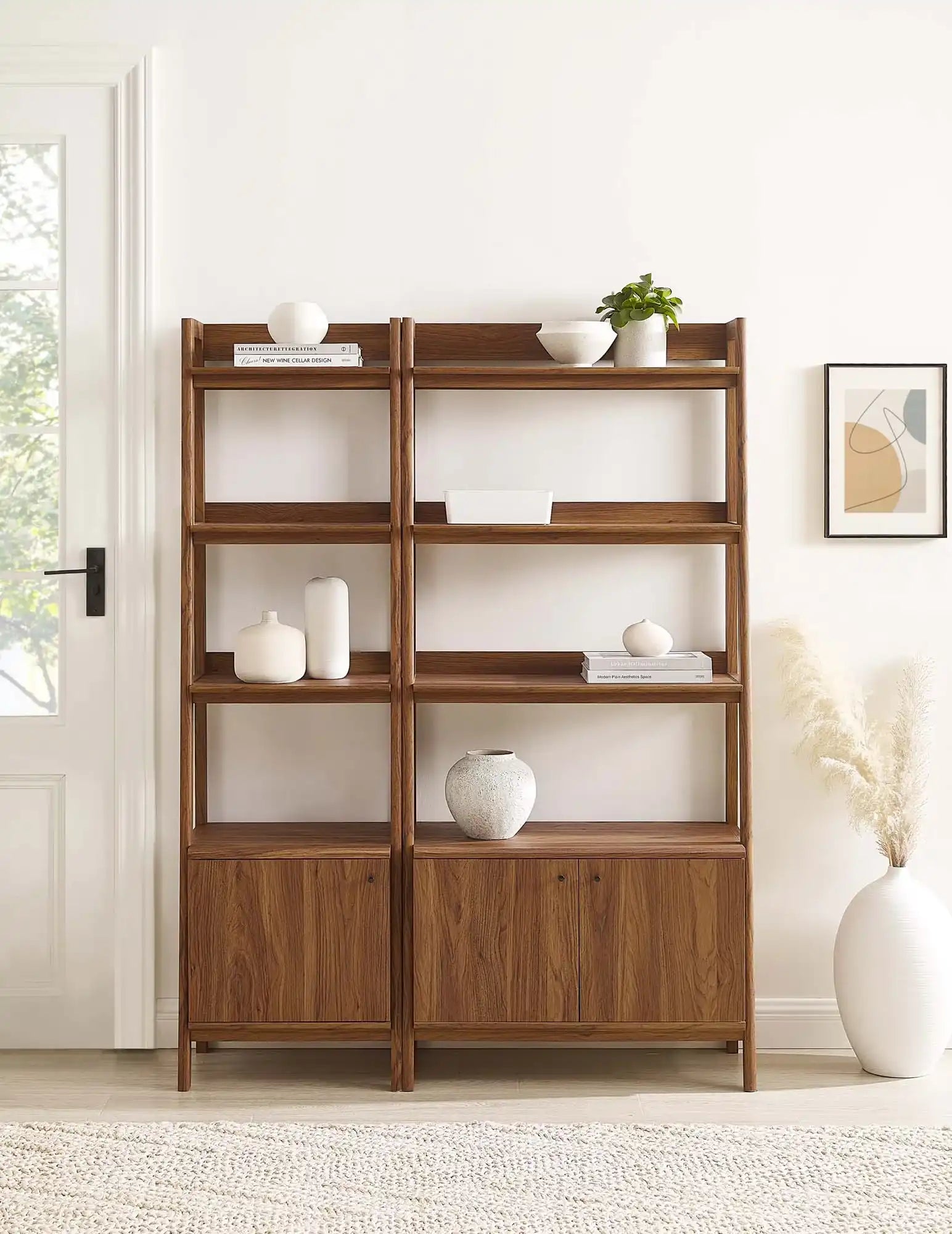 Bixby Wood Bookshelves Set of 2 by Modway - Best Buy Furniture