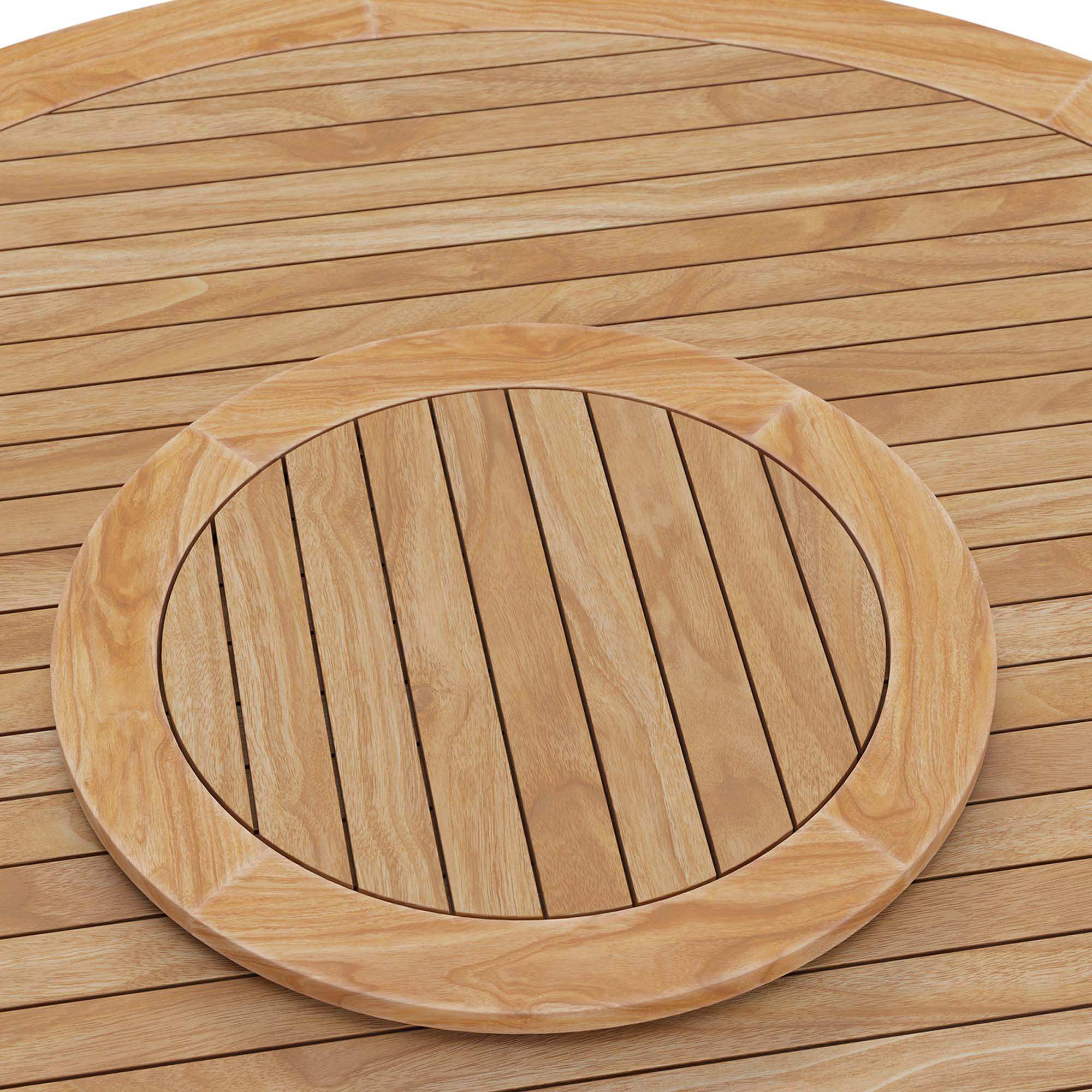 Wellspring 5-Piece Outdoor Patio Teak Wood Dining Set by Modway - Best Buy Furniture