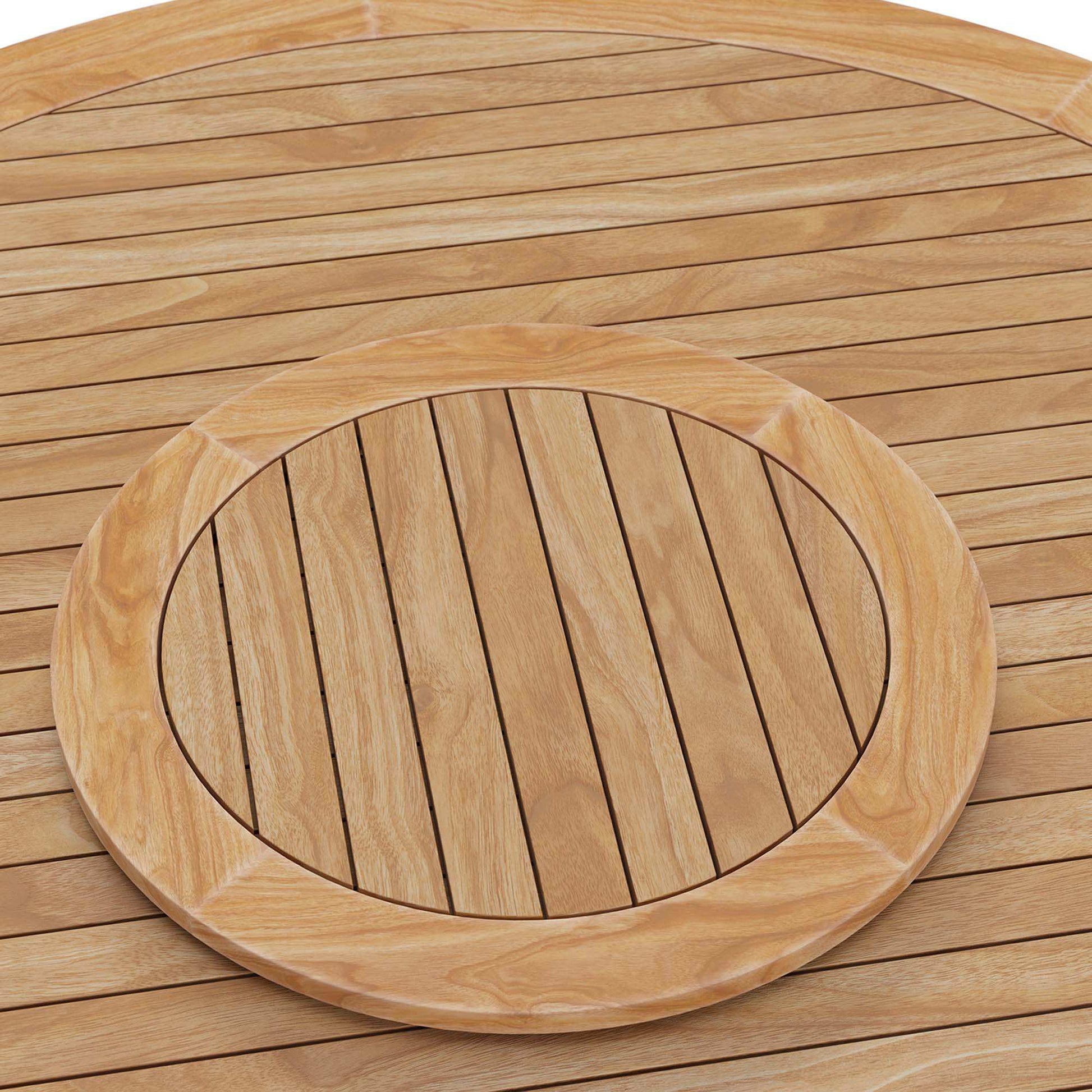 Wellspring 5-Piece Outdoor Patio Teak Wood Dining Set by Modway - Best Buy Furniture